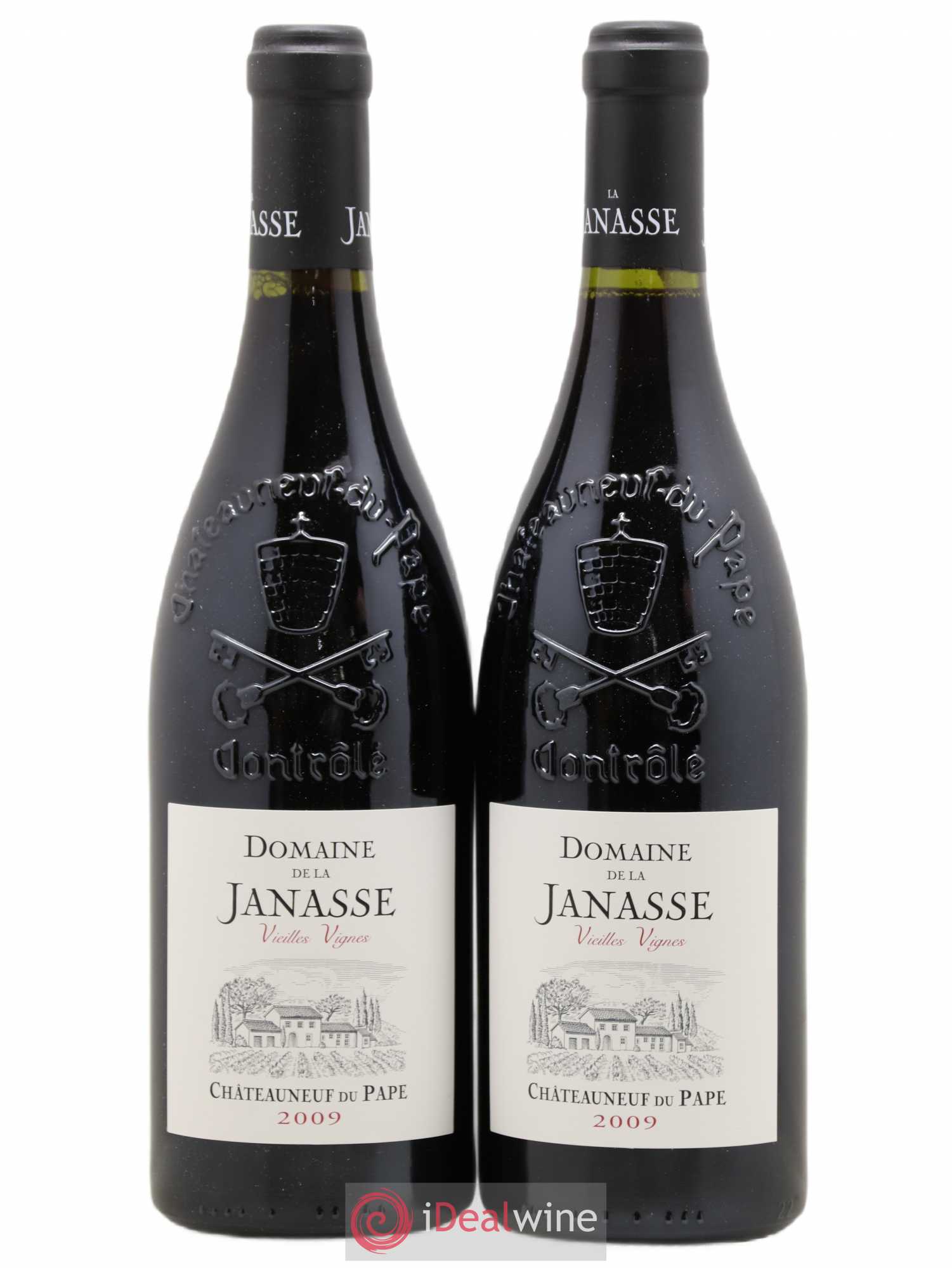 Châteauneuf-du-Pape Cuvée Vieilles Vignes La Janasse (Domaine de) 2009 - Lot de 2 bouteilles - 0