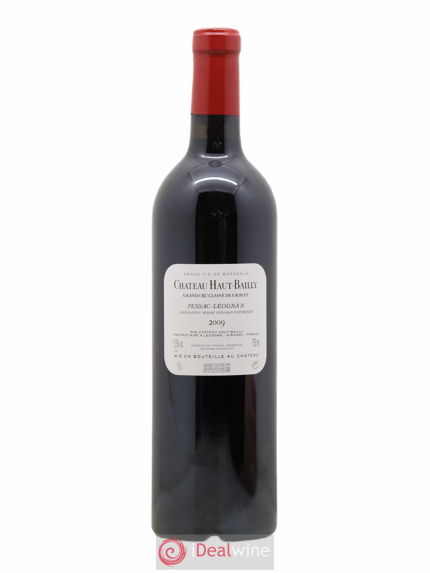 Château Haut-Bailly Cru Classé de Graves 2009 - Lot de 1 bouteille - 1