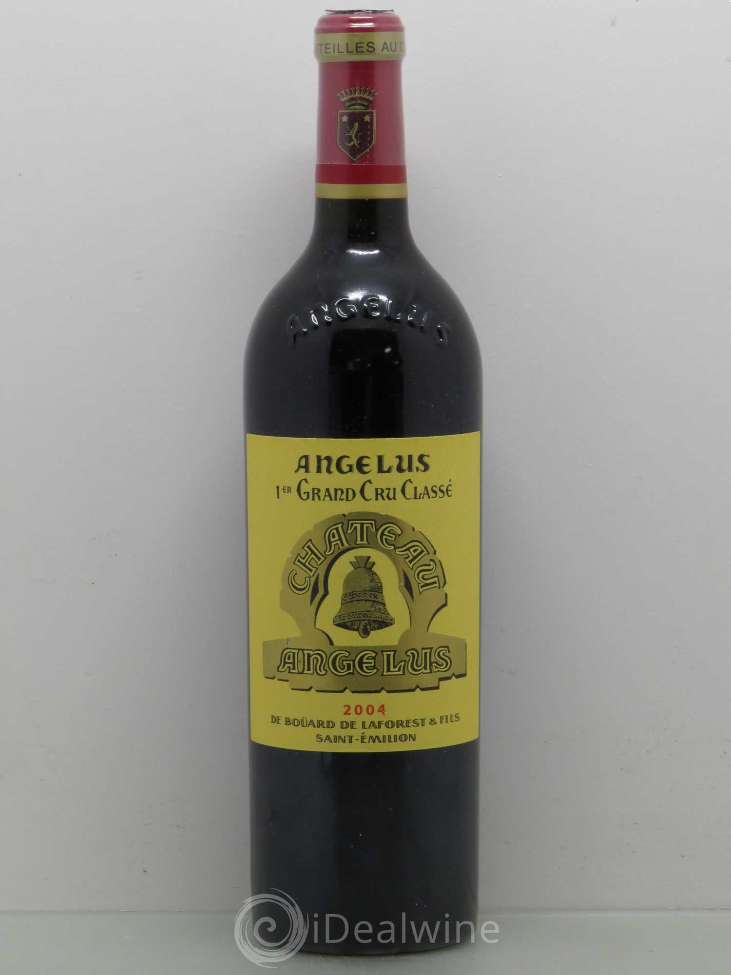 Château Angélus 1er Grand Cru Classé A 2004 - Lot de 1 bouteille - 0