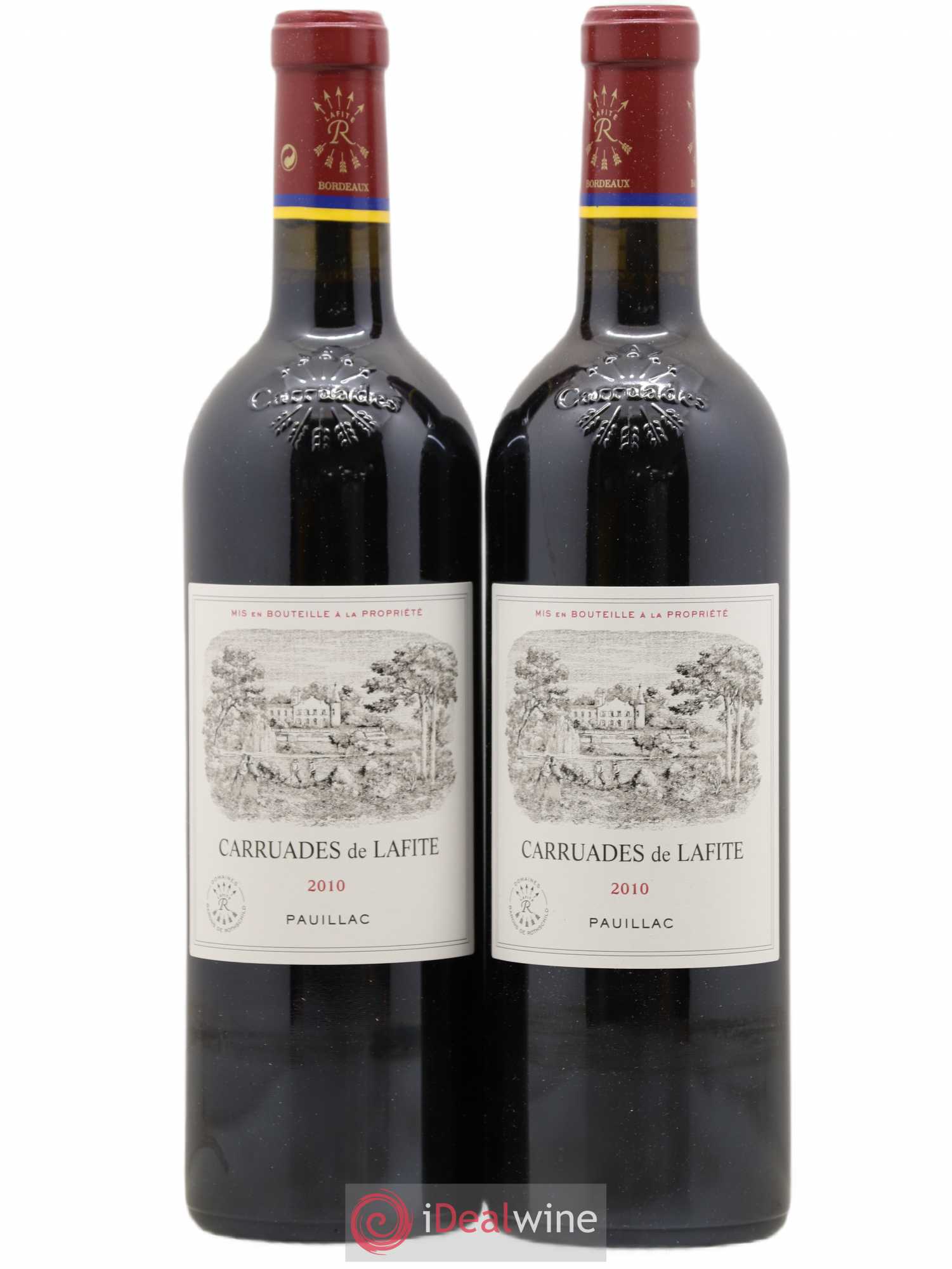 Carruades de Lafite Rothschild Second Vin 2010 - Lot de 2 bouteilles - 0