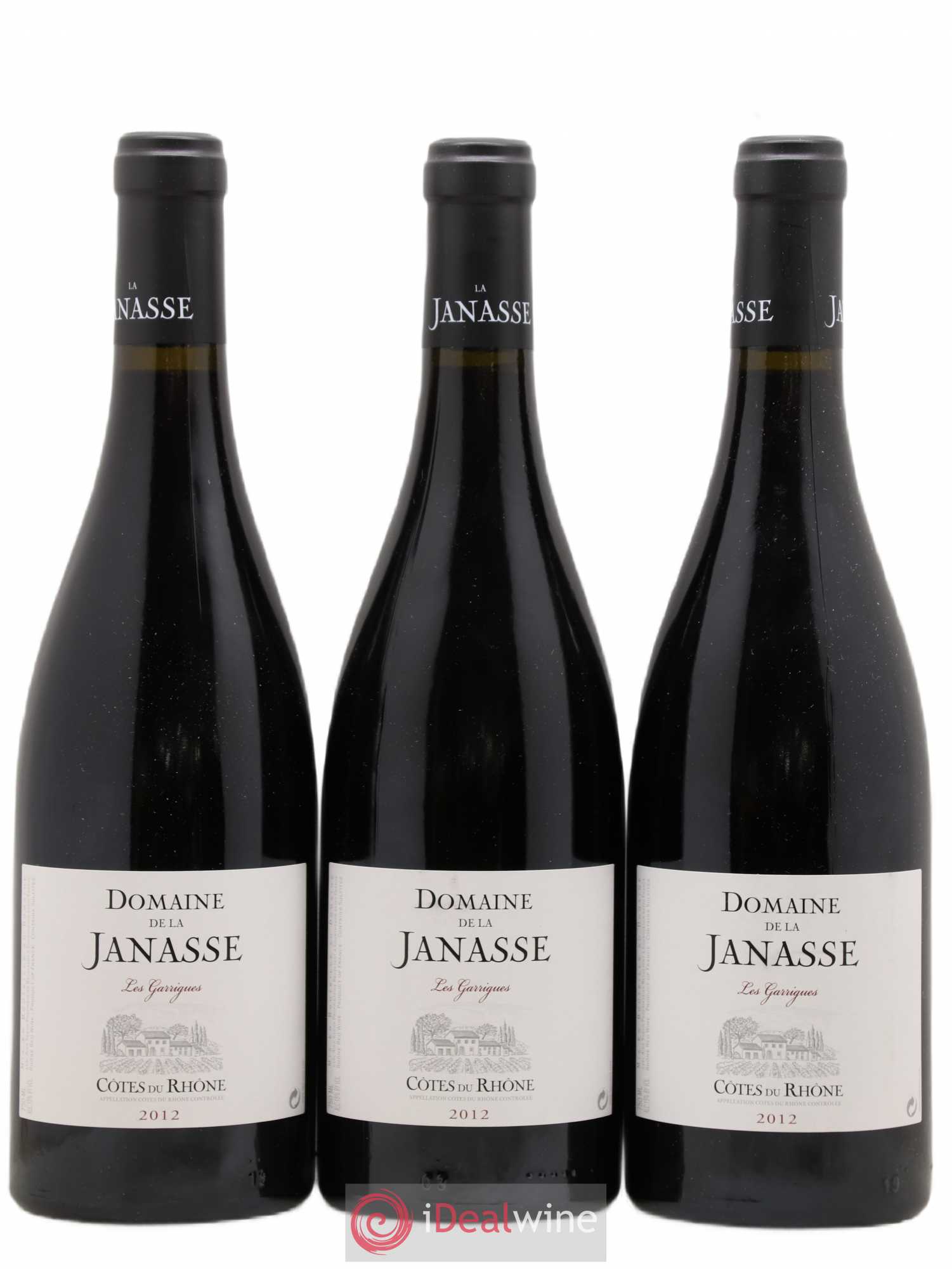 Côtes-du-Rhône La Janasse (Domaine de) Les Garrigues Aimé Sabon 2012 - Lot de 3 bouteilles - 0