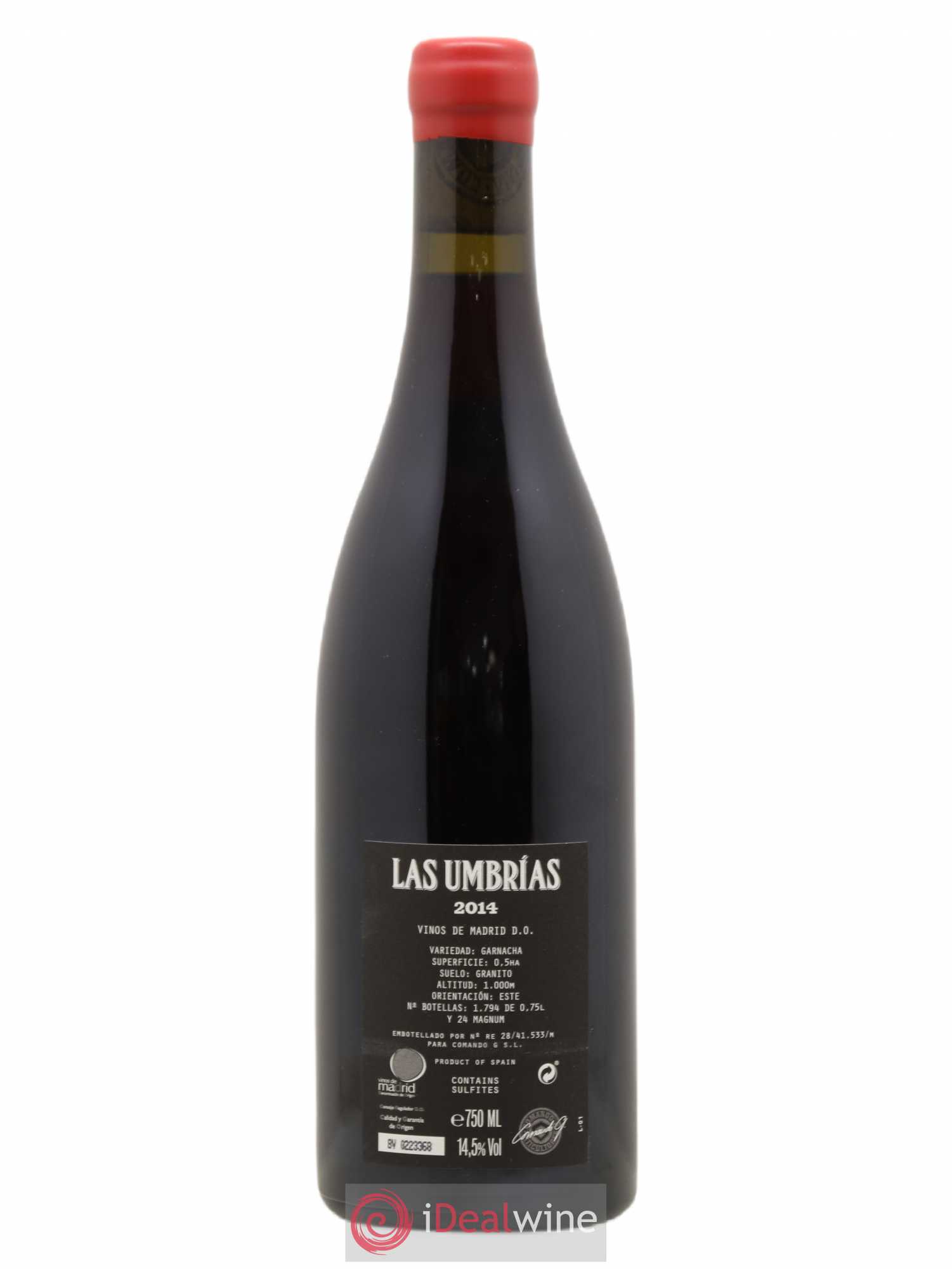 Espagne Vinos de Madrid Castilla y Leon Comando G Las Umbrias 2014 - Posten von 1 Flasche - 1