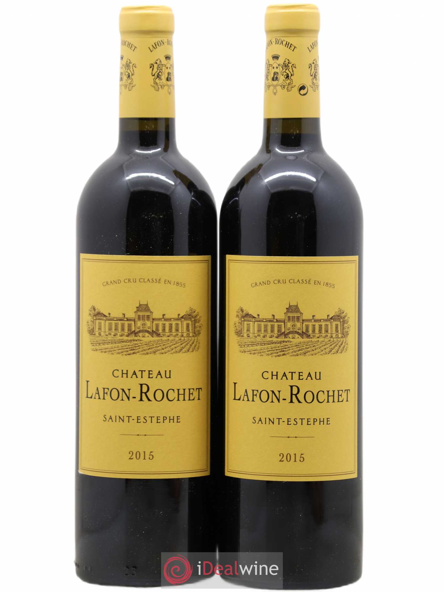 Château Lafon Rochet 4ème Grand Cru Classé 2015 - Lot de 2 bouteilles - 0