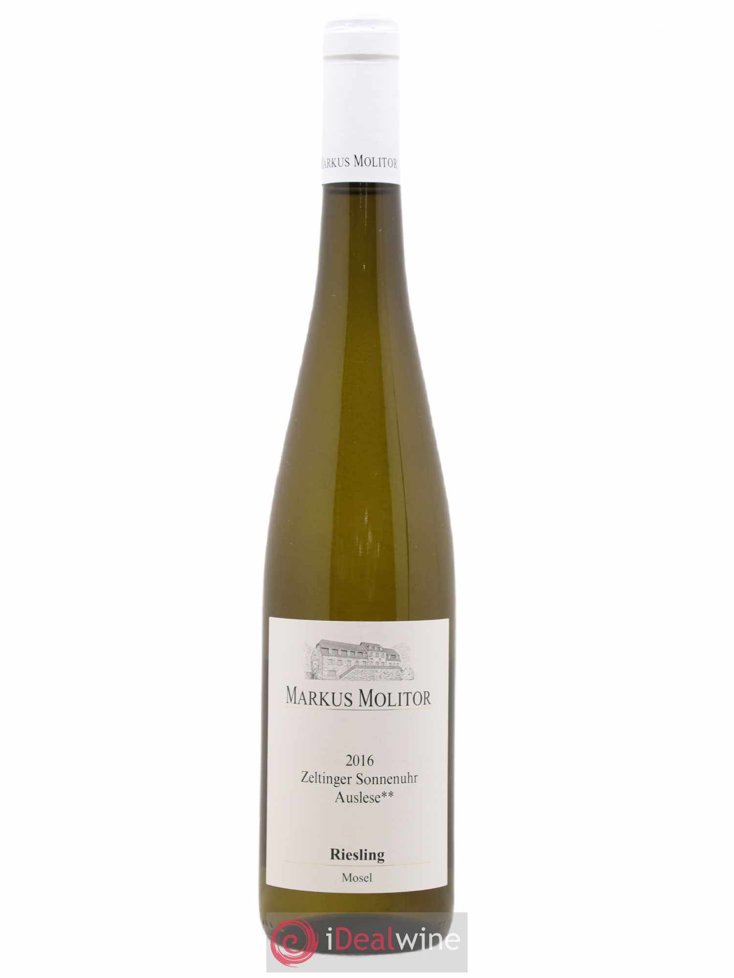 Riesling Markus Molitor Zeltinger Sonnenuhr Auslese White Capsule°° 2016 - Lot de 1 bouteille - 0