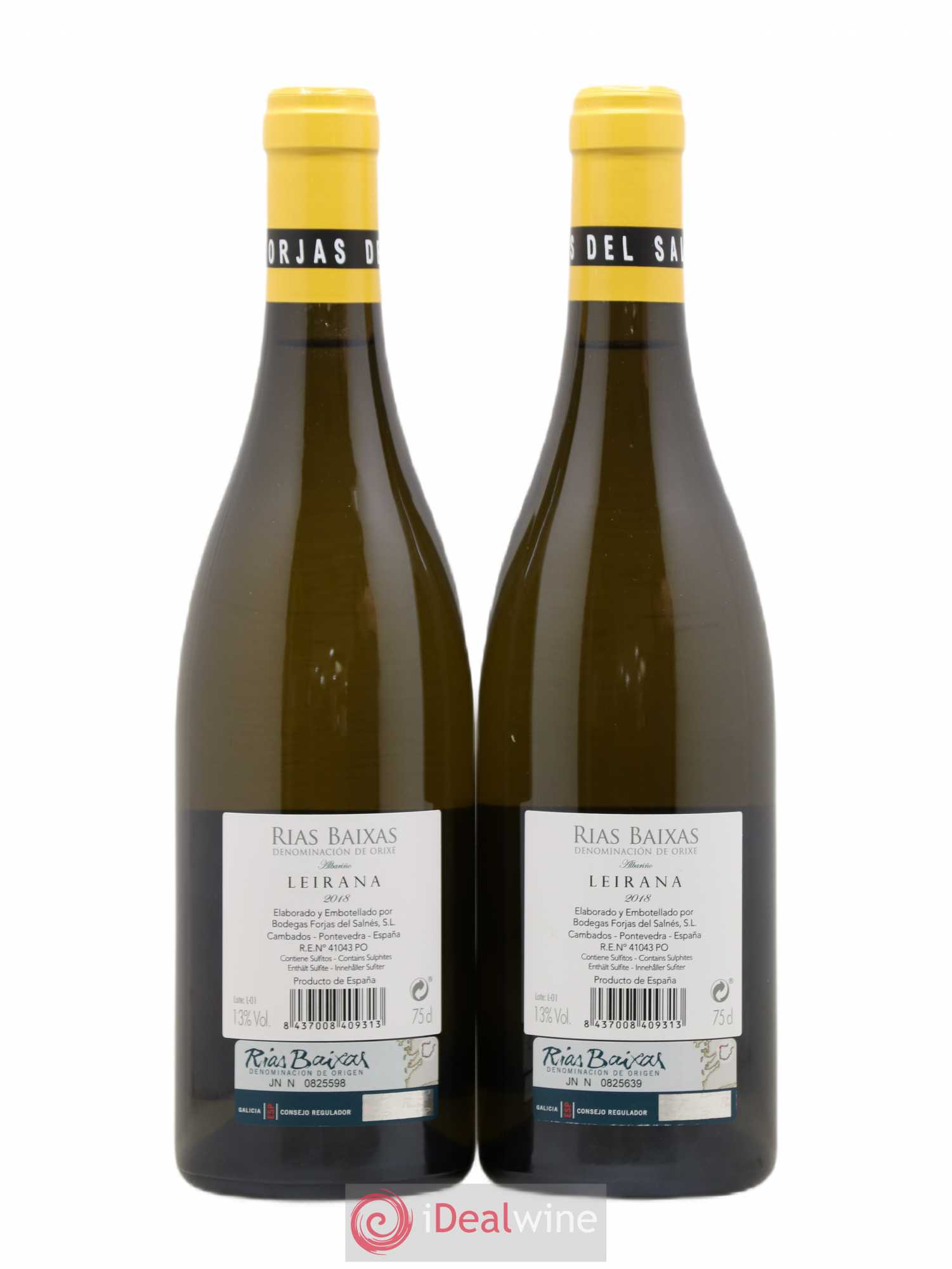 Espagne Rias Baixas Forjas Del Salnes Leirana 2018 - Posten von 2 Flaschen - 1
