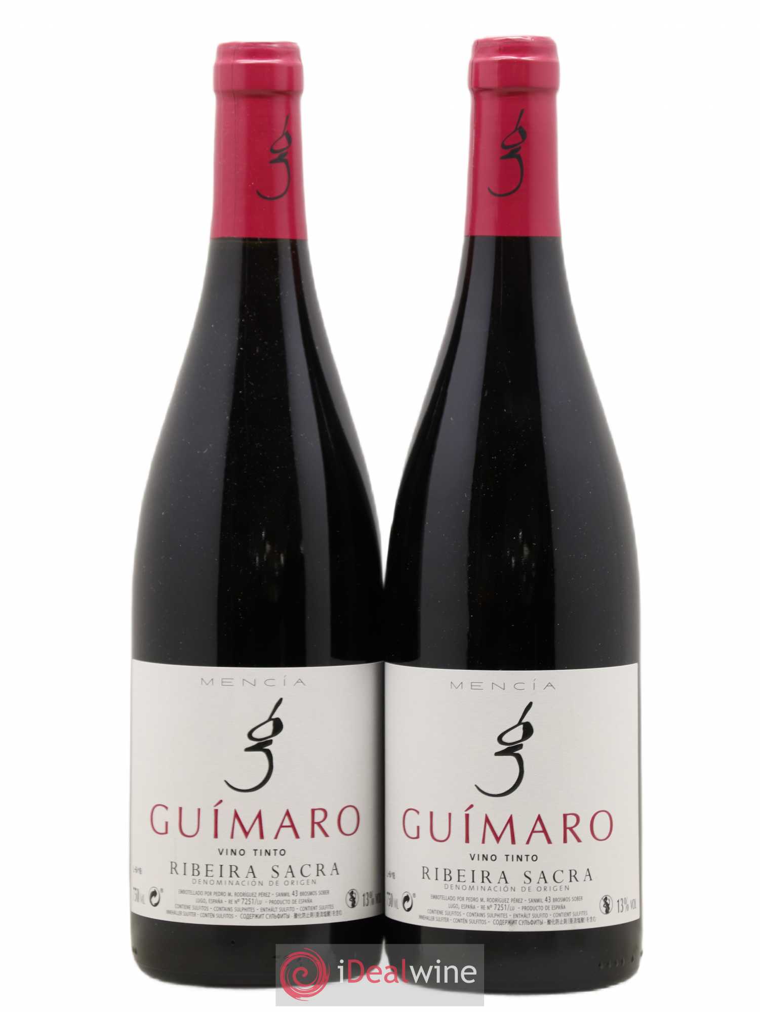 Espagne Ribeira Sacra Guimaro (sans prix de réserve) 2018 - Posten von 2 Flaschen - 0