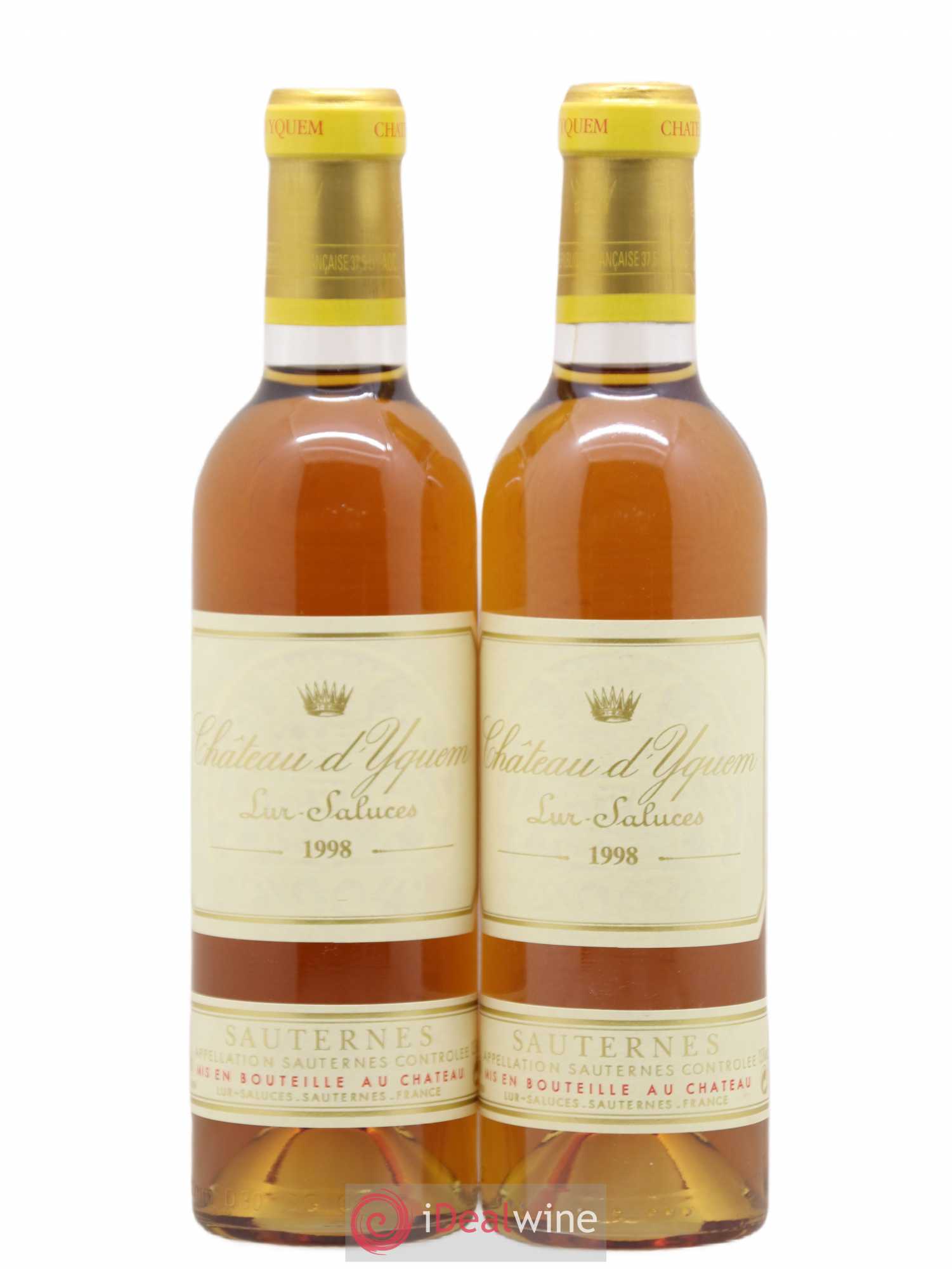 Château d' Yquem 1er Cru Classé Supérieur 1998 - Posten von 2 Demi-Flaschen - 0