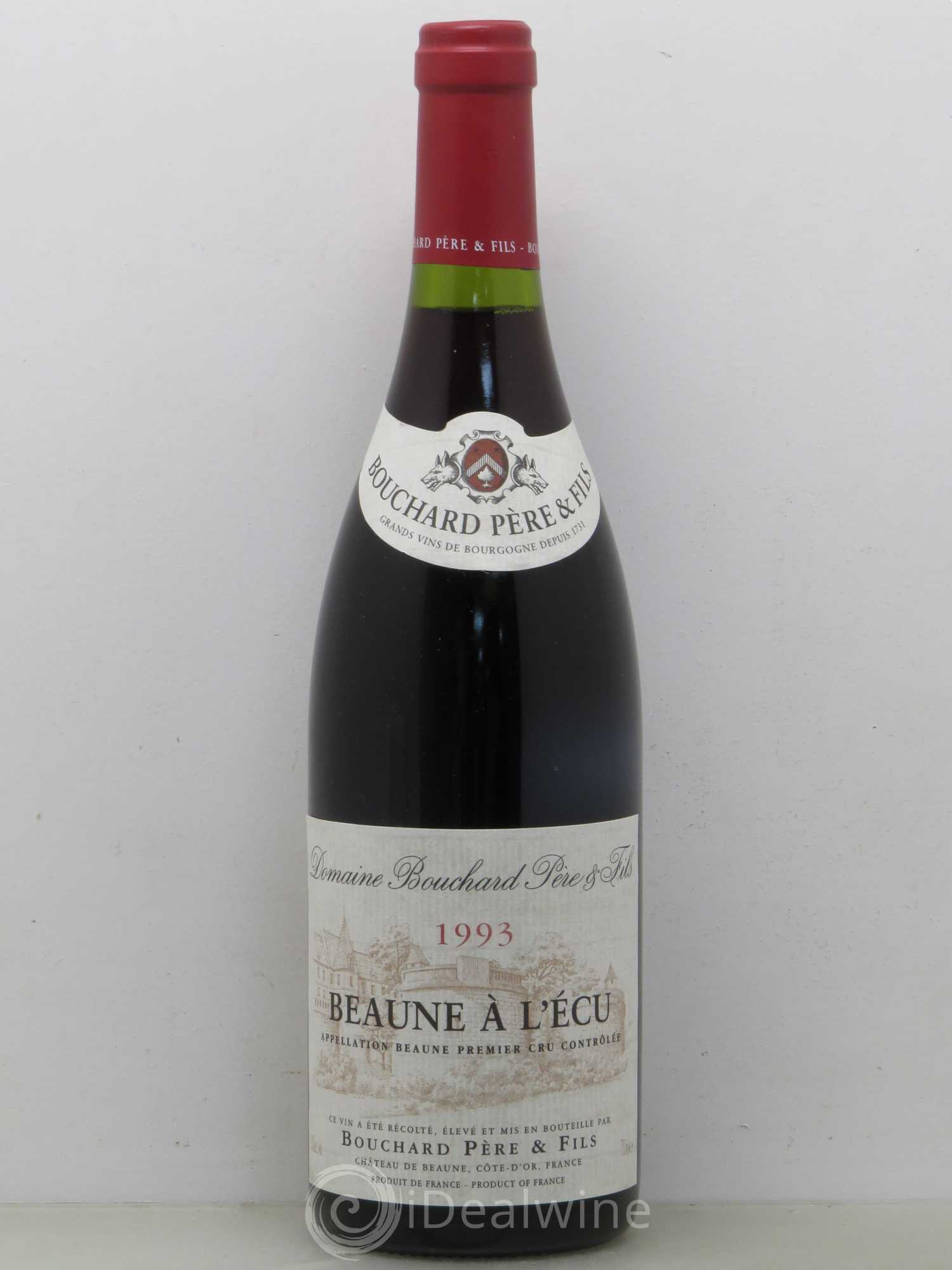 Beaune 1er Cru Bouchard Père & Fils À l'Ecu 1993 - Lot de 1 bouteille - 0