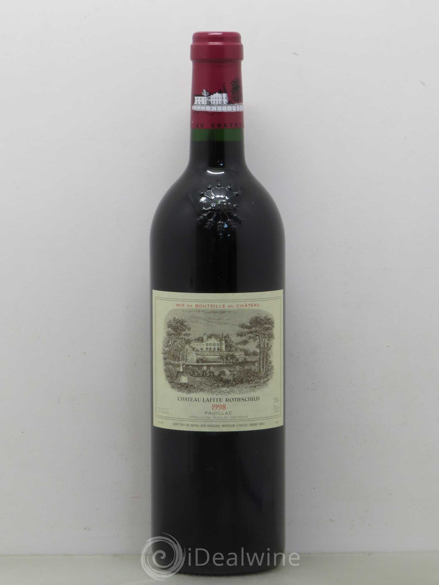 Château Lafite Rothschild 1er Grand Cru Classé 1998 - Lot de 1 bouteille - 0