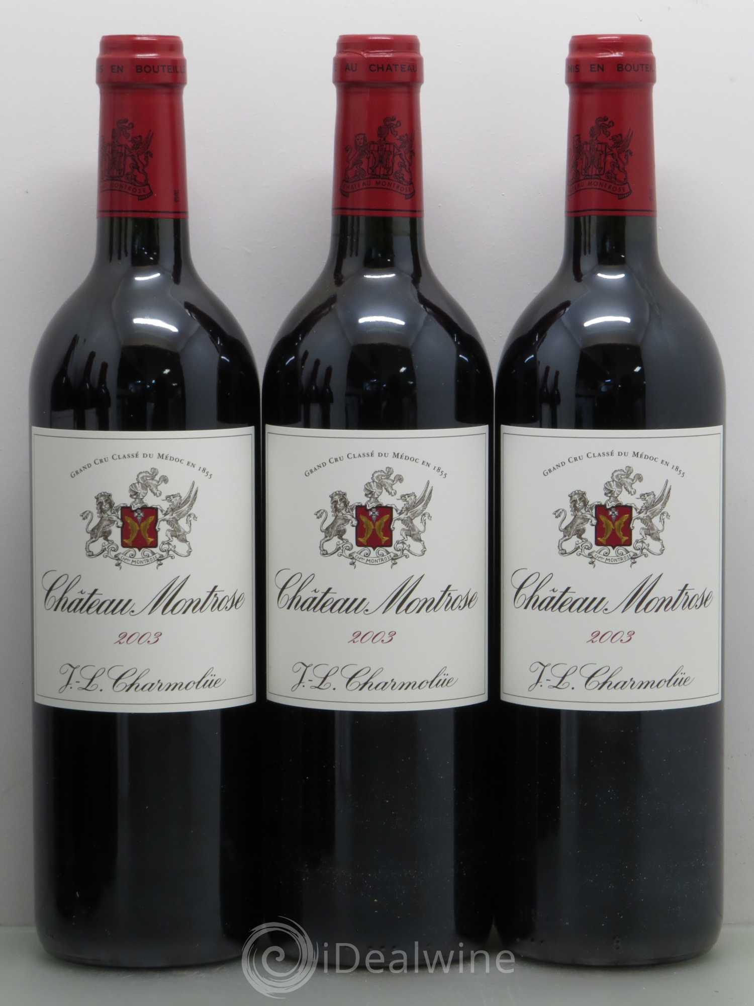 Château Montrose 2ème Grand Cru Classé 2003 - Lot de 6 bouteilles - 1