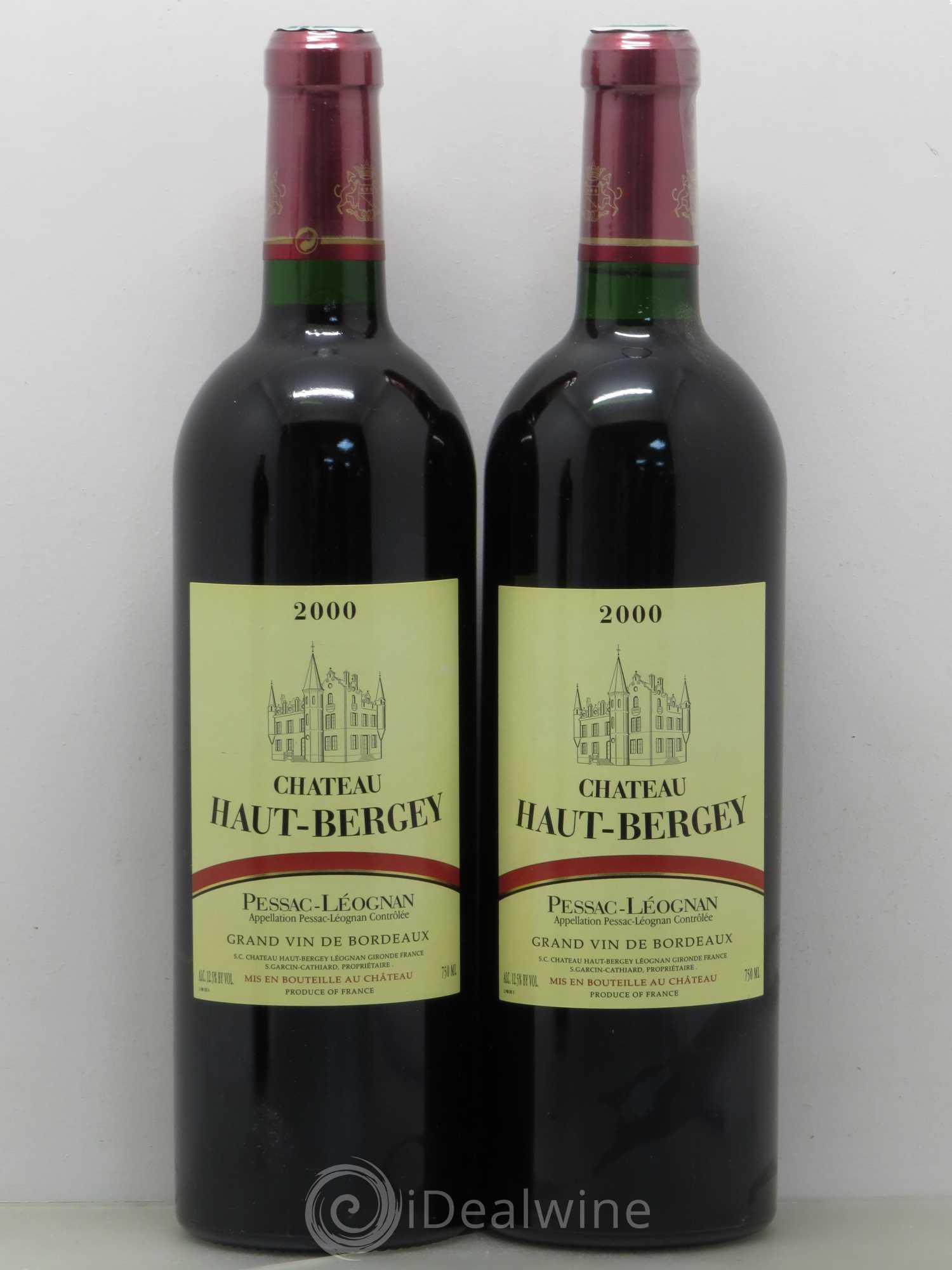 Château Haut-Bergey 2000 - Lot de 2 bouteilles - 0