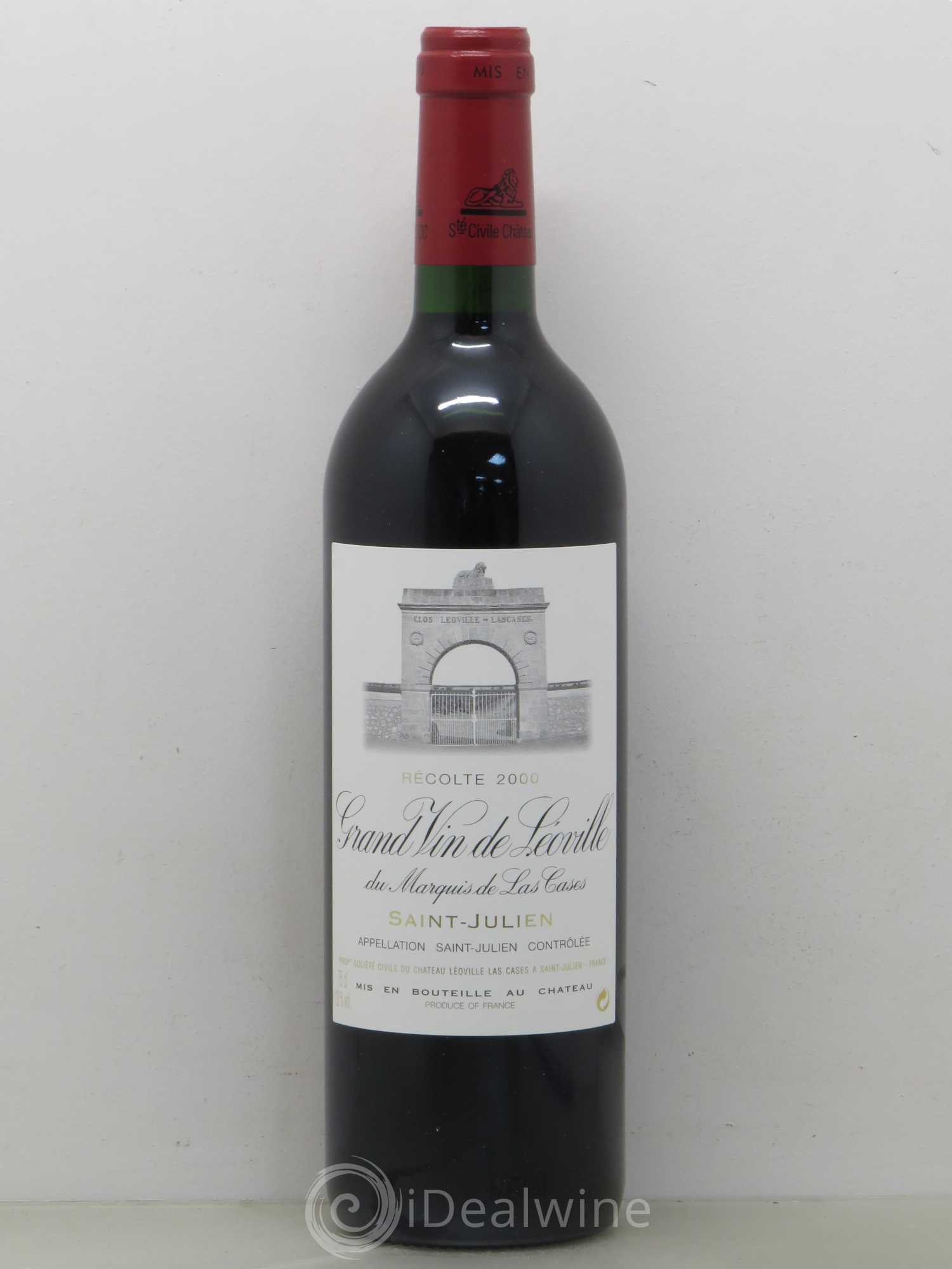 Château Léoville Las Cases 2ème Grand Cru Classé 2000 - Lot de 1 bouteille - 0