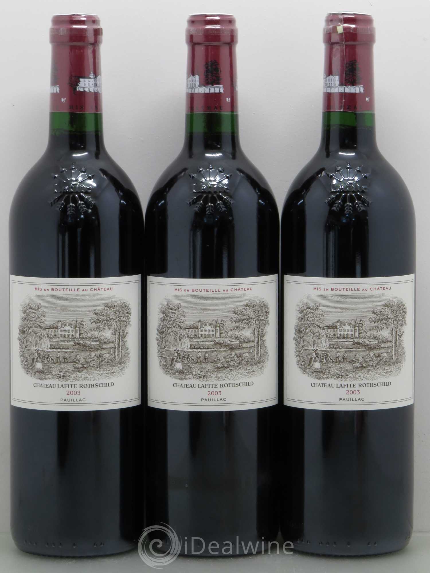 Château Lafite Rothschild 1er Grand Cru Classé 2003 - Lot de 6 bouteilles - 2
