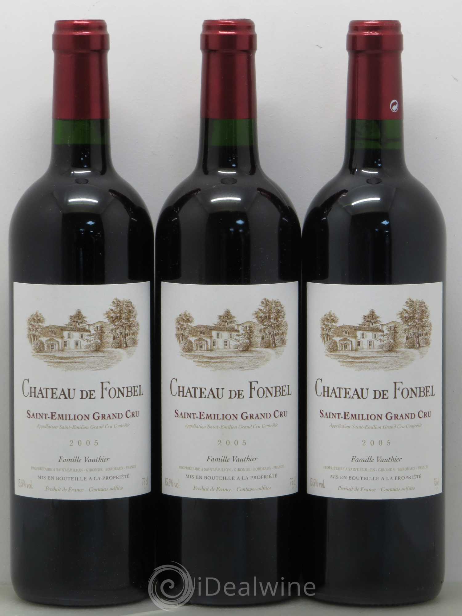 Château de Fonbel 2005 - Lot de 3 bouteilles - 0