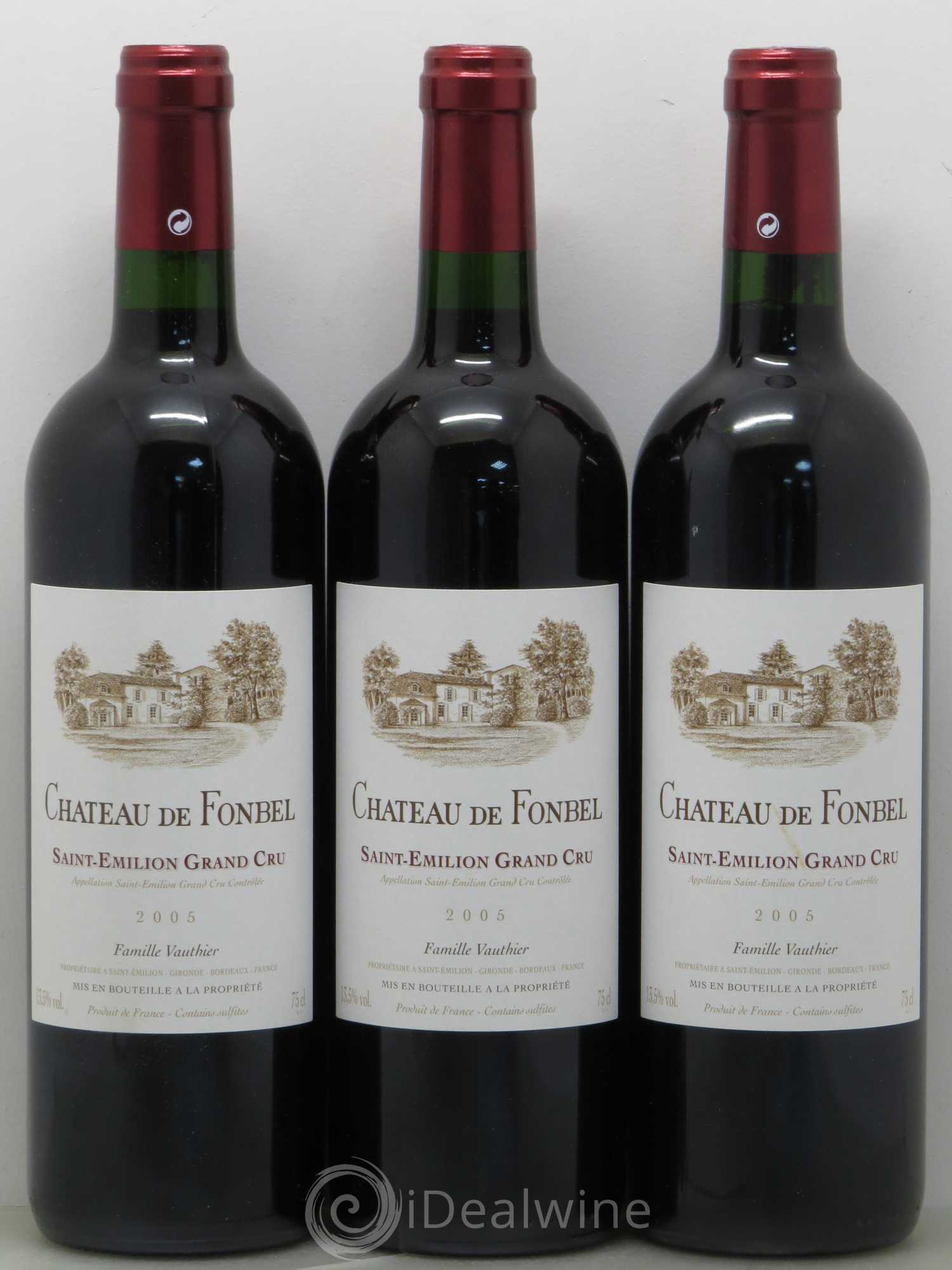 Château de Fonbel 2005 - Lot de 3 bouteilles - 0