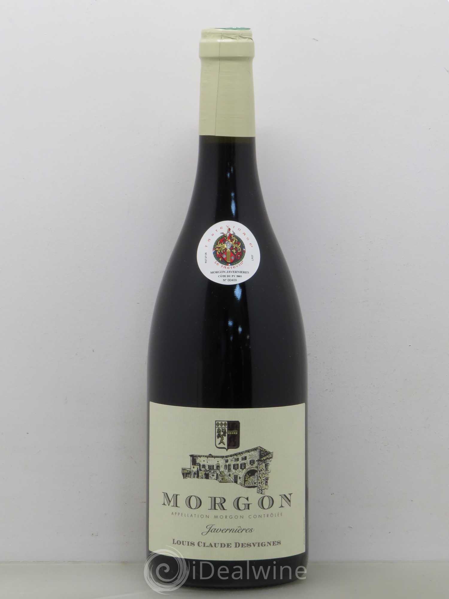 Morgon Côte du Py Louis-Claude Desvignes 2005 - Lot de 1 bouteille - 0