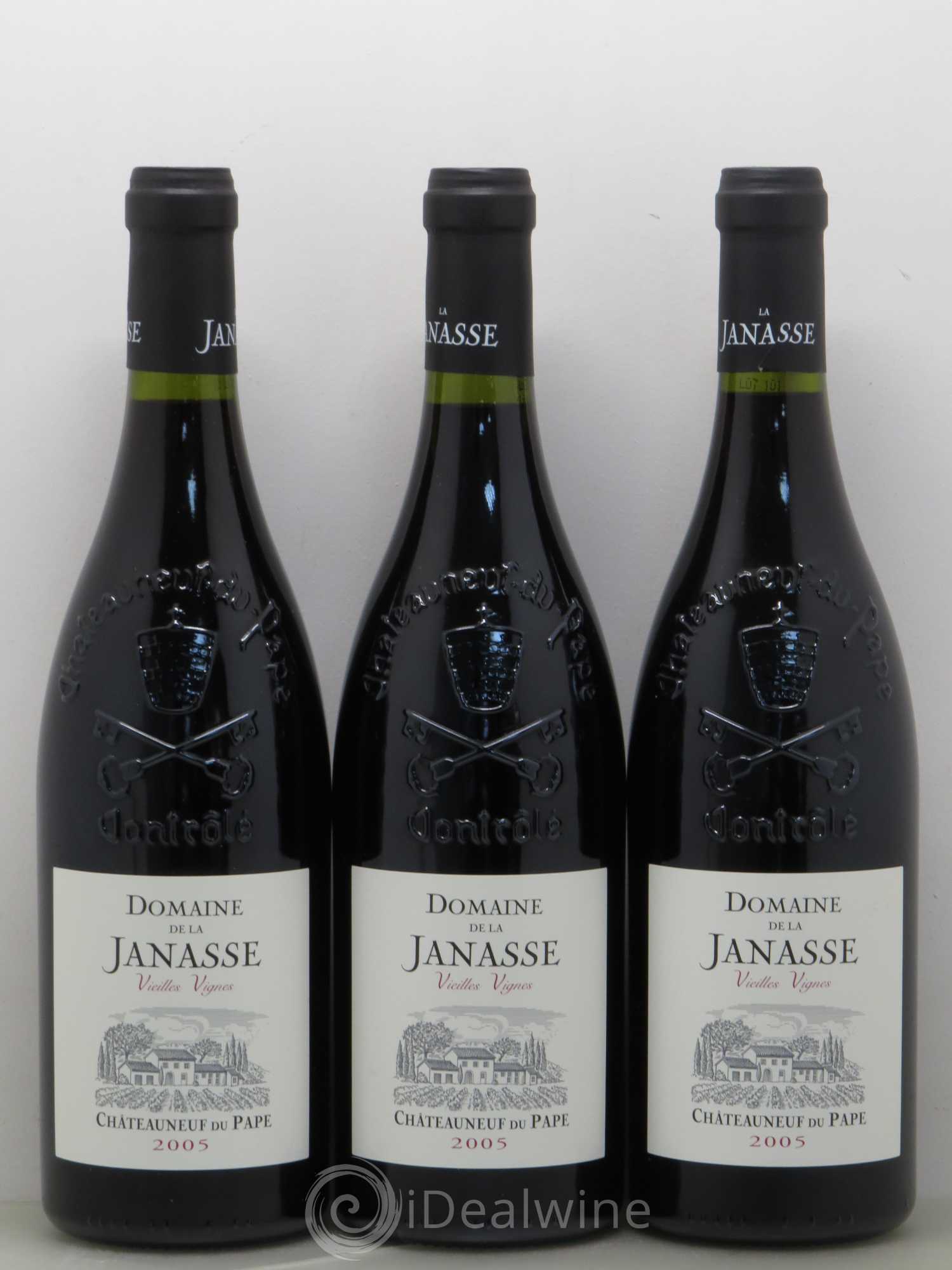 Châteauneuf-du-Pape Cuvée Vieilles Vignes La Janasse (Domaine de) 2005 - Lot de 3 bouteilles - 0