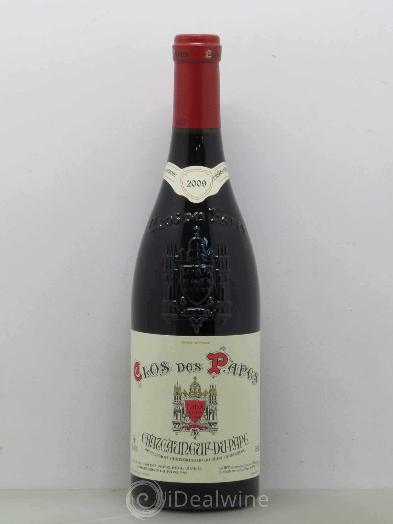 Châteauneuf-du-Pape Clos des Papes - Paul Avril 2009 - Lot de 1 bouteille - 0