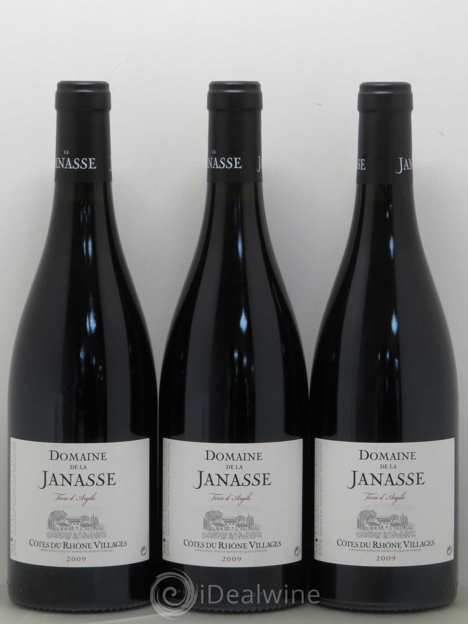 Côtes-du-Rhône-Villages Terre d'Argile La Janasse (Domaine de) 2009 - Lot de 3 bouteilles - 0