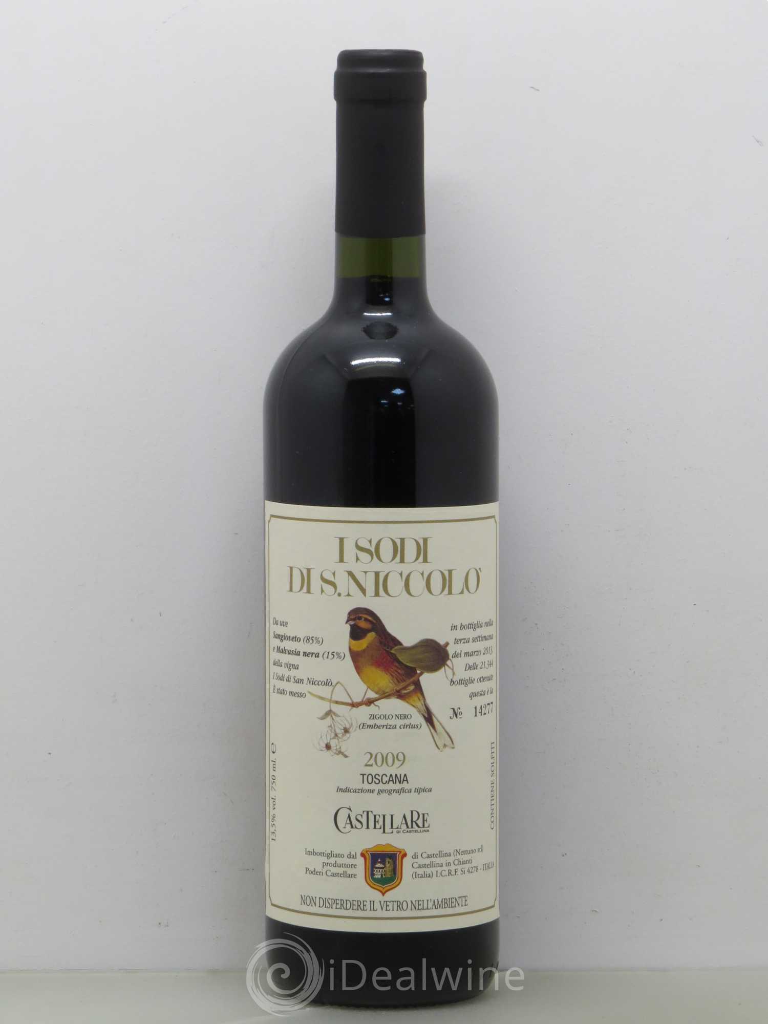 Toscana IGT I Sodi di San Niccolo Castellare di Castellina 2009 - Posten von 1 Flasche - 0