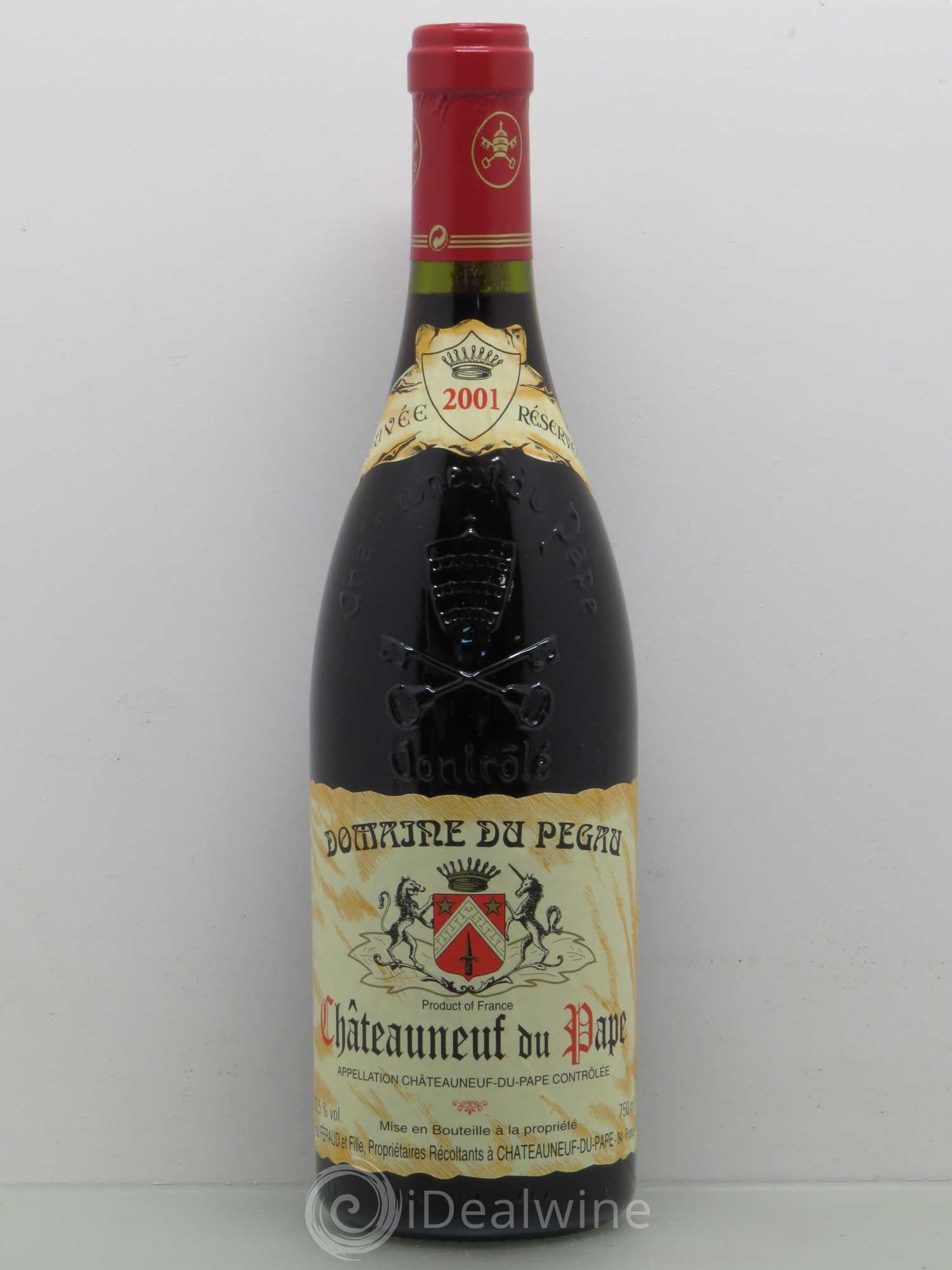 Châteauneuf-du-Pape Domaine du Pégau Cuvée Réservée Paul et Laurence Féraud 2001 - Lot de 1 bouteille - 0