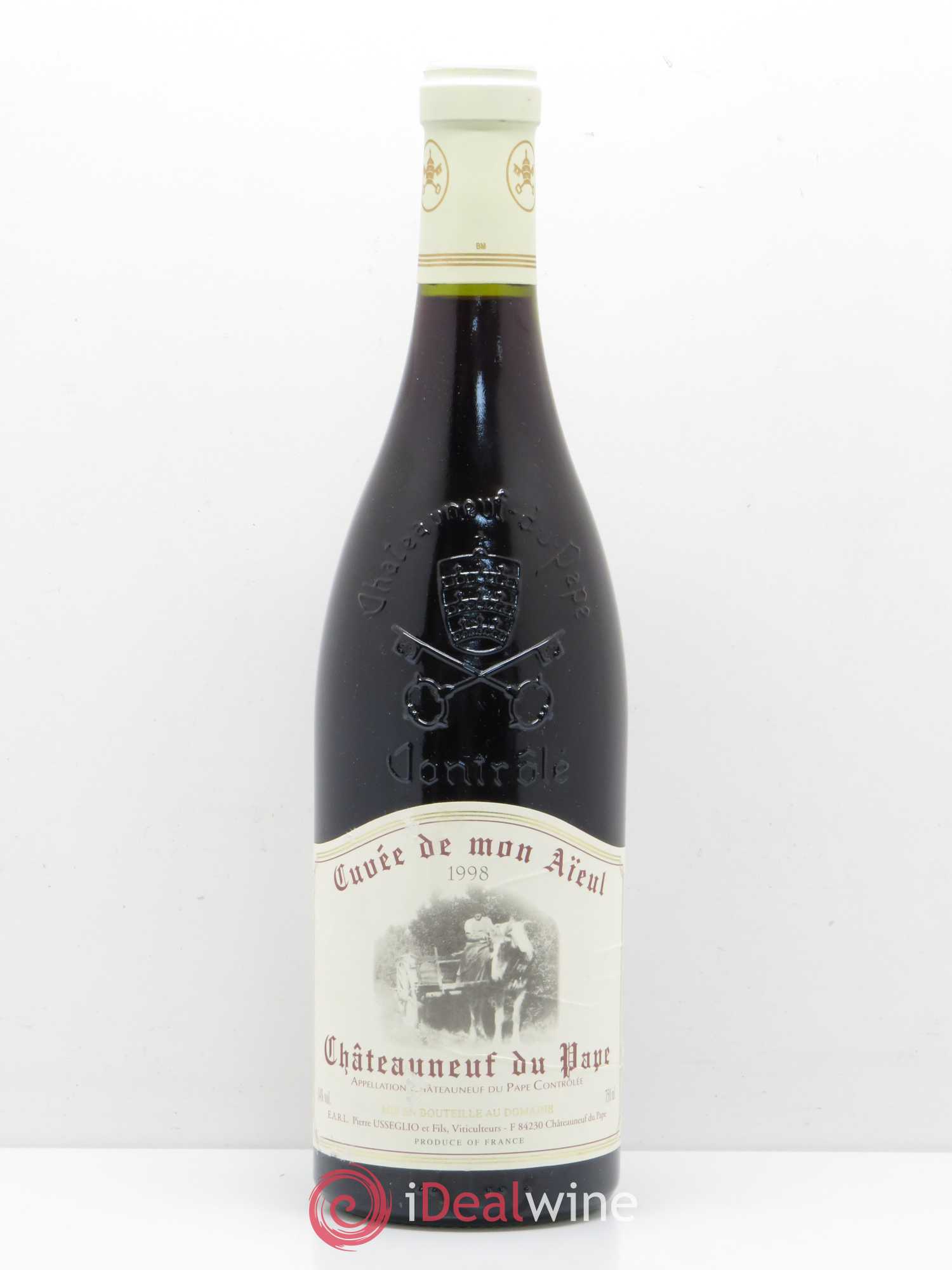 Châteauneuf-du-Pape Cuvée de mon Aïeul Pierre Usseglio & Fils 1998 - Lot de 1 bouteille - 0