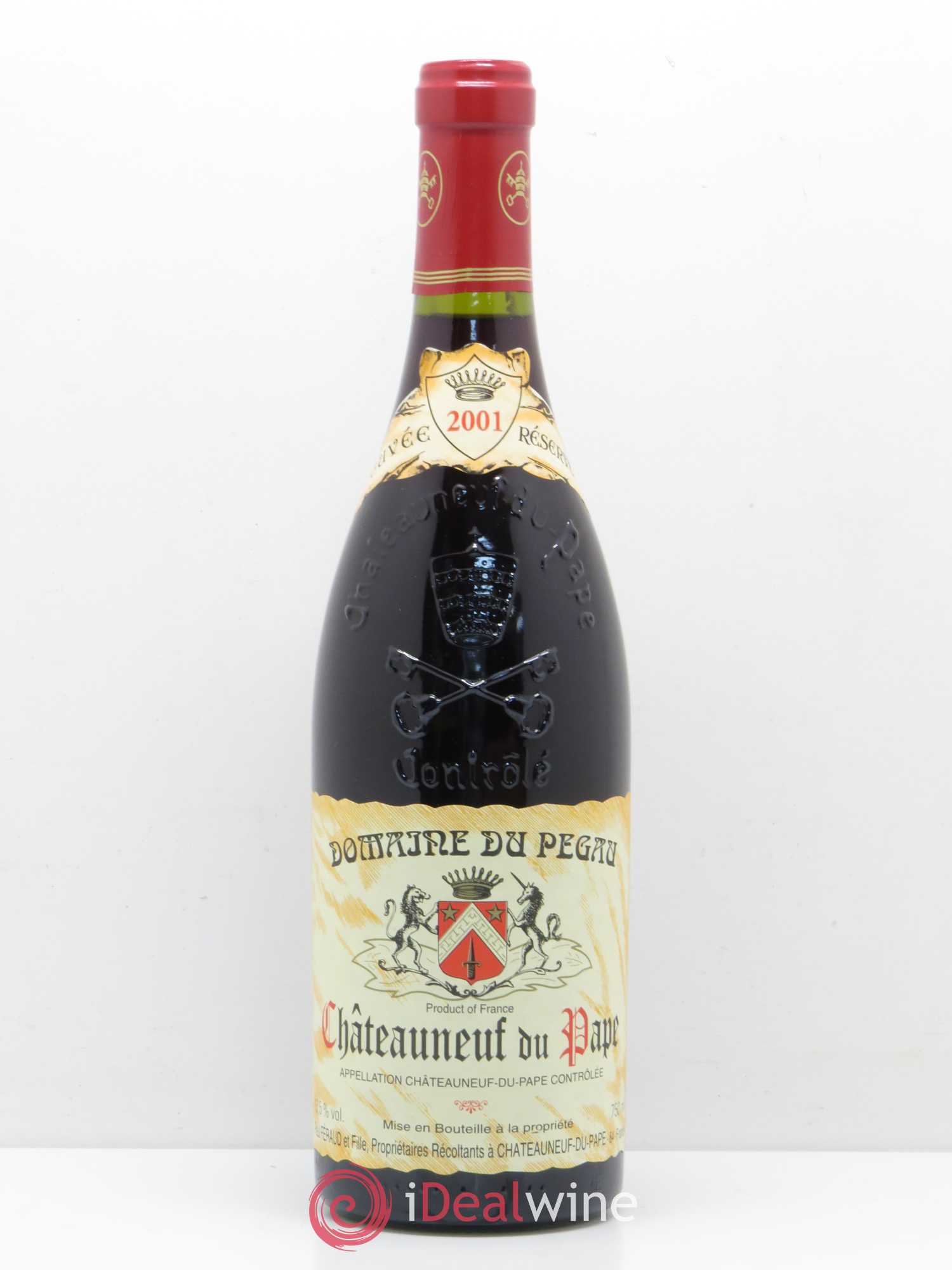 Châteauneuf-du-Pape Domaine du Pégau Cuvée Réservée Paul et Laurence Féraud 2001 - Lot de 1 bouteille - 0