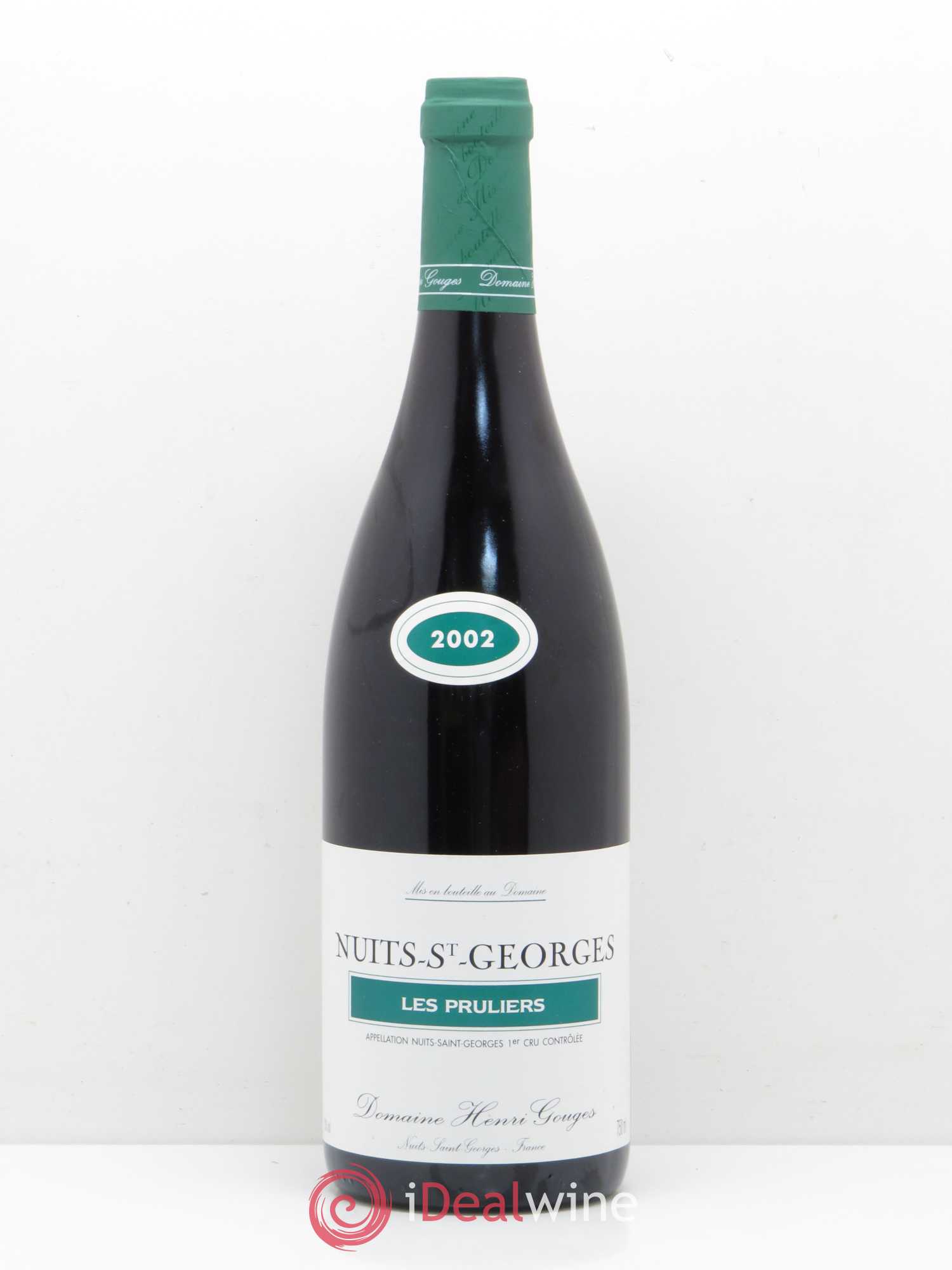 Nuits-Saint-Georges 1er Cru Les Pruliers Henri Gouges 2002 - Lot de 1 bouteille - 0