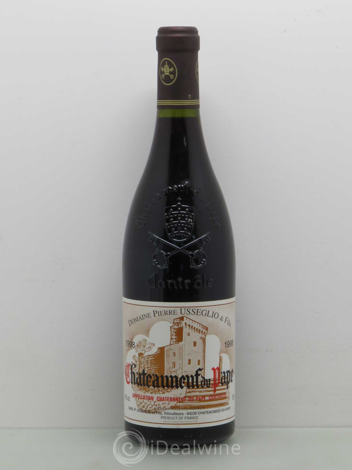 Châteauneuf-du-Pape Tradition Pierre Usseglio & Fils 1998 - Lot de 1 bouteille - 0