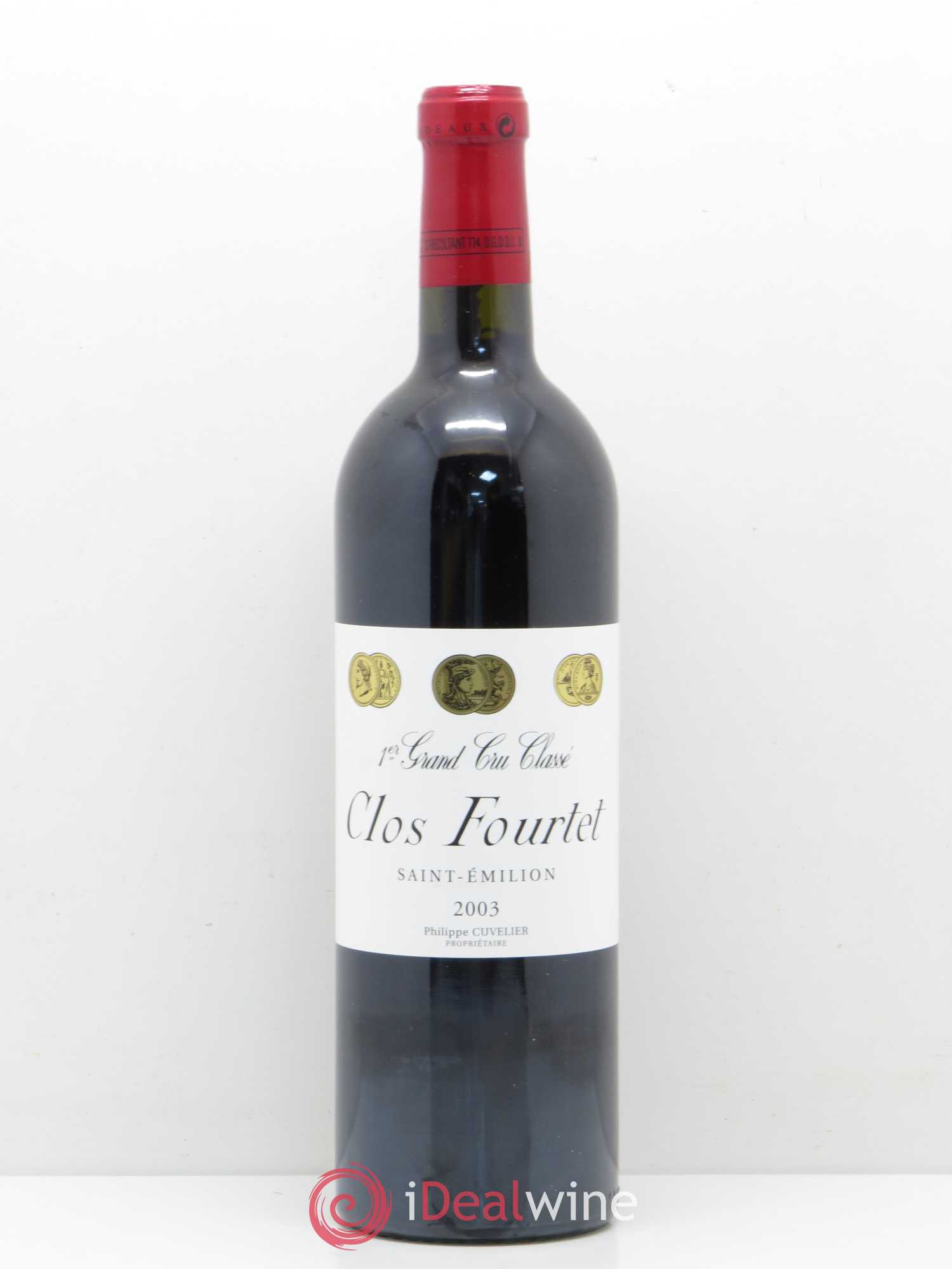 Clos Fourtet 1er Grand Cru Classé B 2003 - Lot de 1 bouteille - 0