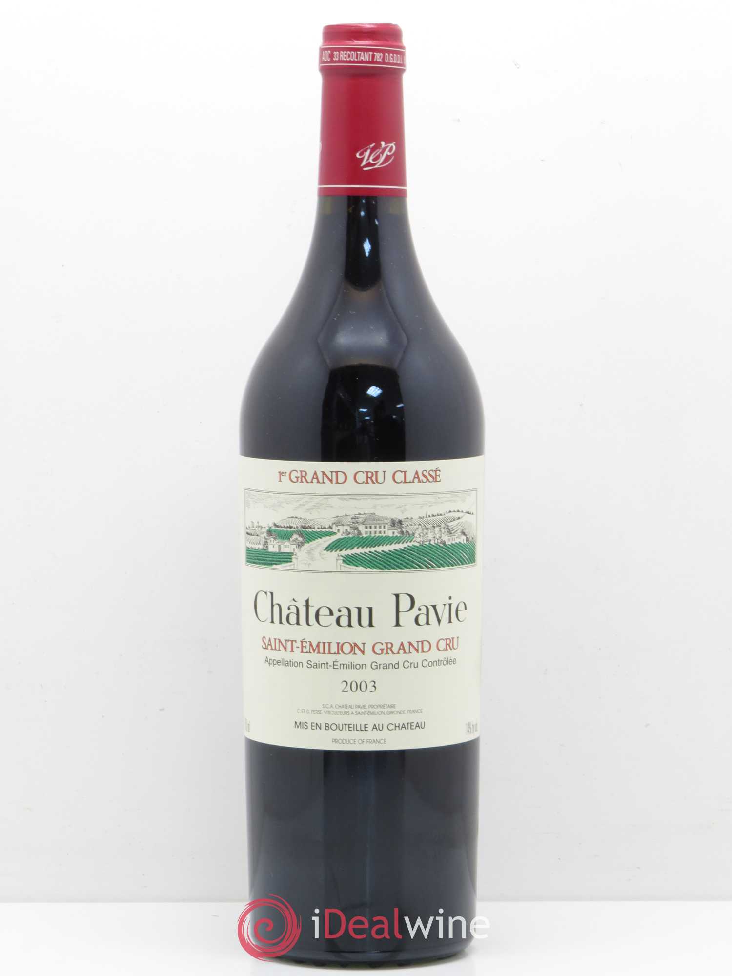 Château Pavie 1er Grand Cru Classé A 2003 - Lot de 1 bouteille - 0