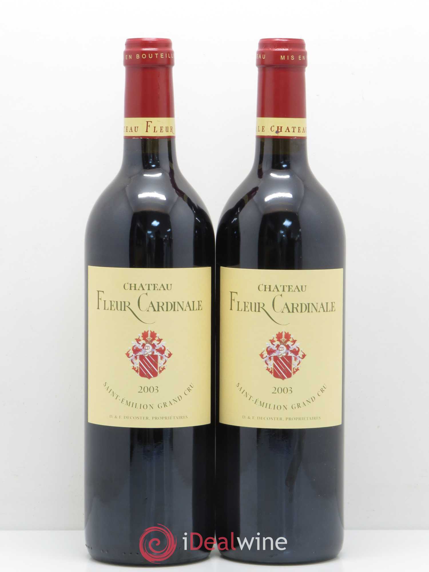 Château Fleur Cardinale Grand Cru Classé 2003 - Lot de 2 bouteilles - 0
