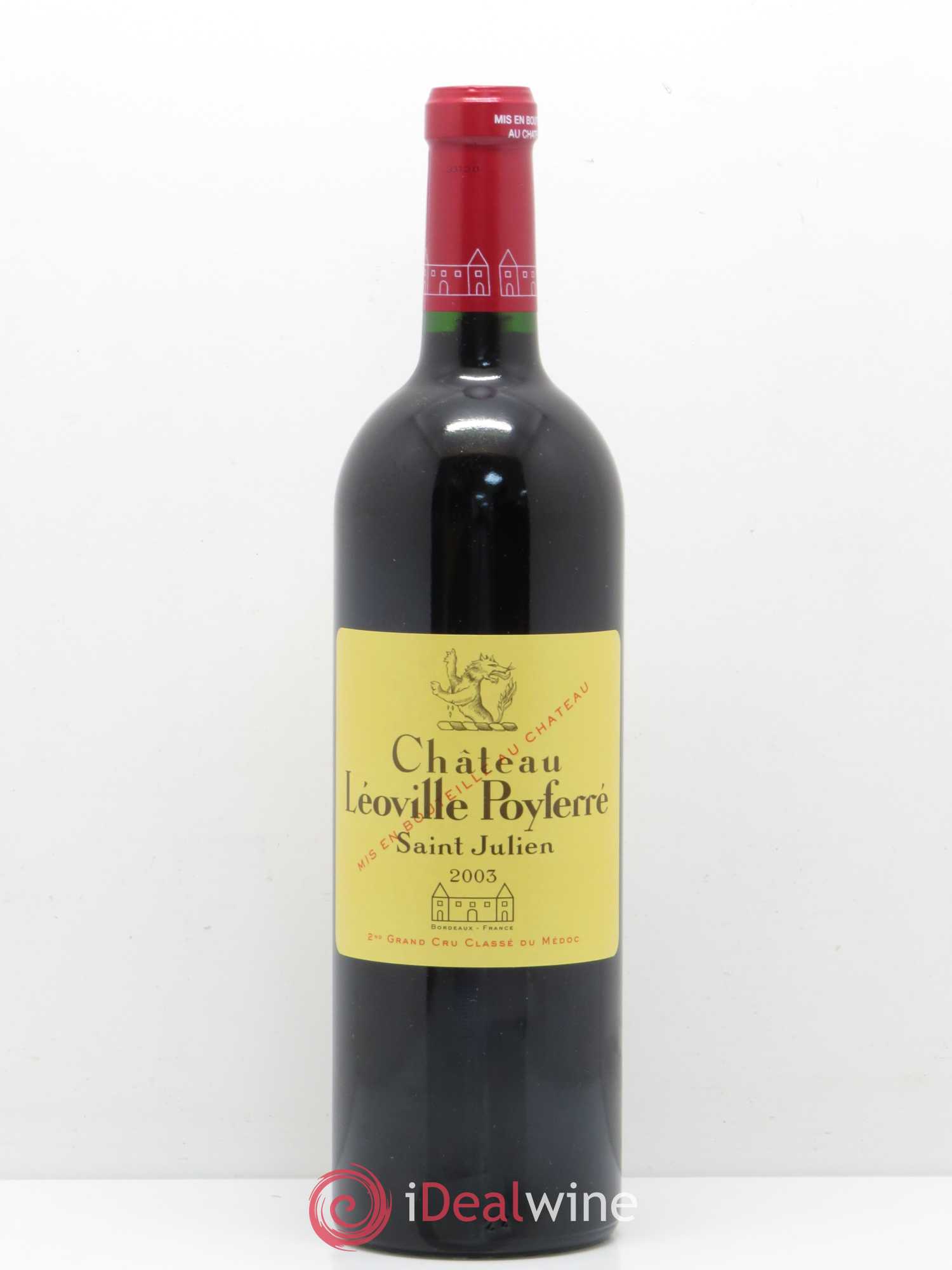 Château Léoville Poyferré 2ème Grand Cru Classé 2003 - Lot de 1 bouteille - 0