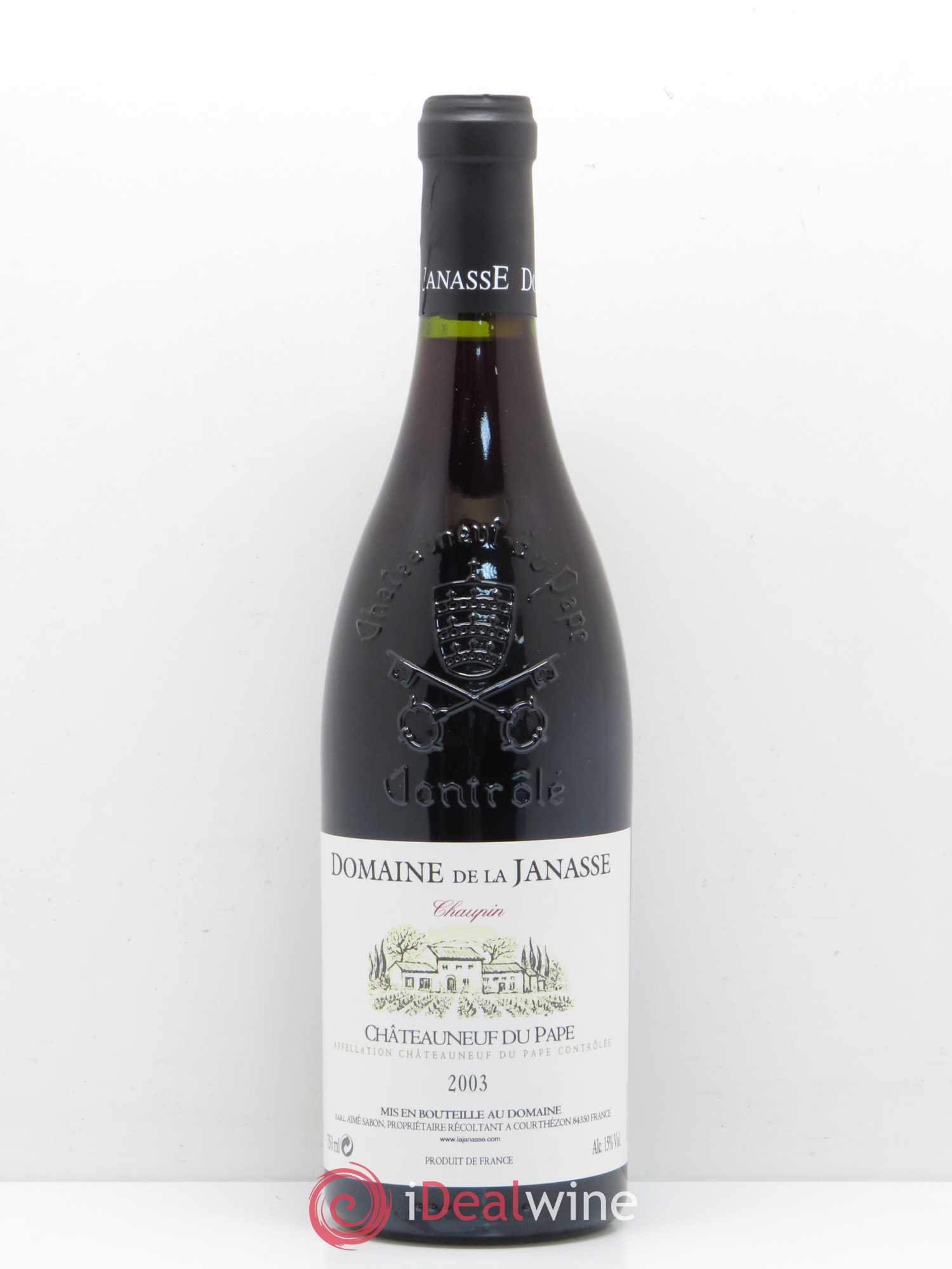 Châteauneuf-du-Pape Cuvée Chaupin La Janasse (Domaine de) 2003 - Lot de 1 bouteille - 0