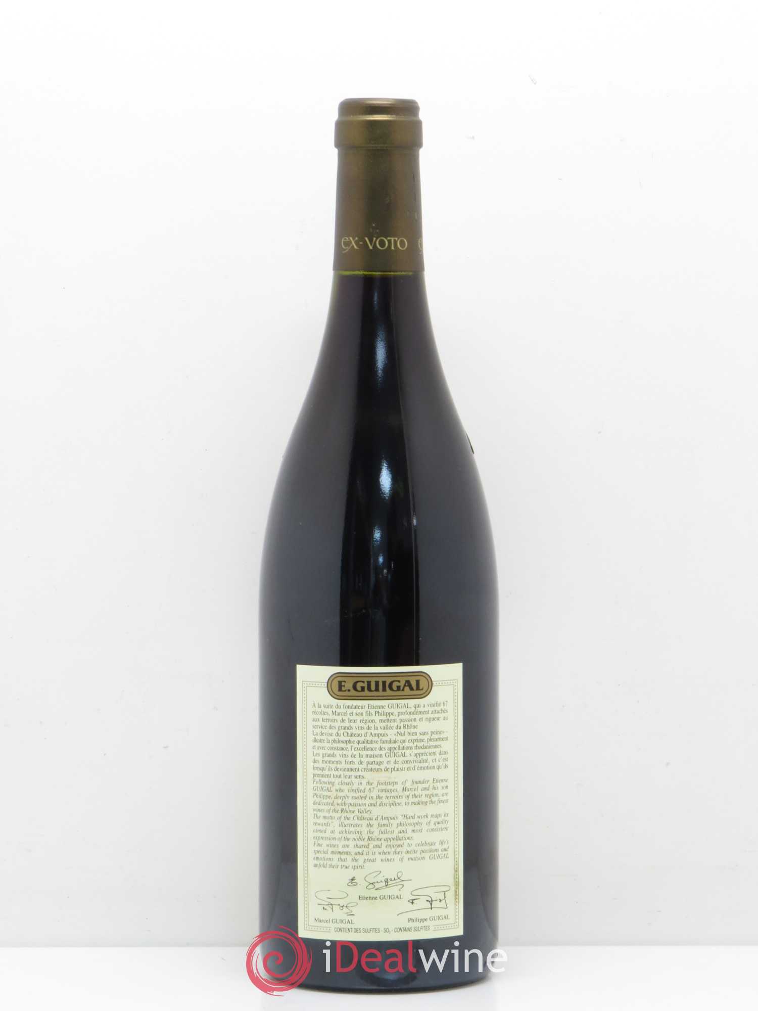 Ermitage Ex Voto Guigal 2003 - Lot de 1 bouteille - 1