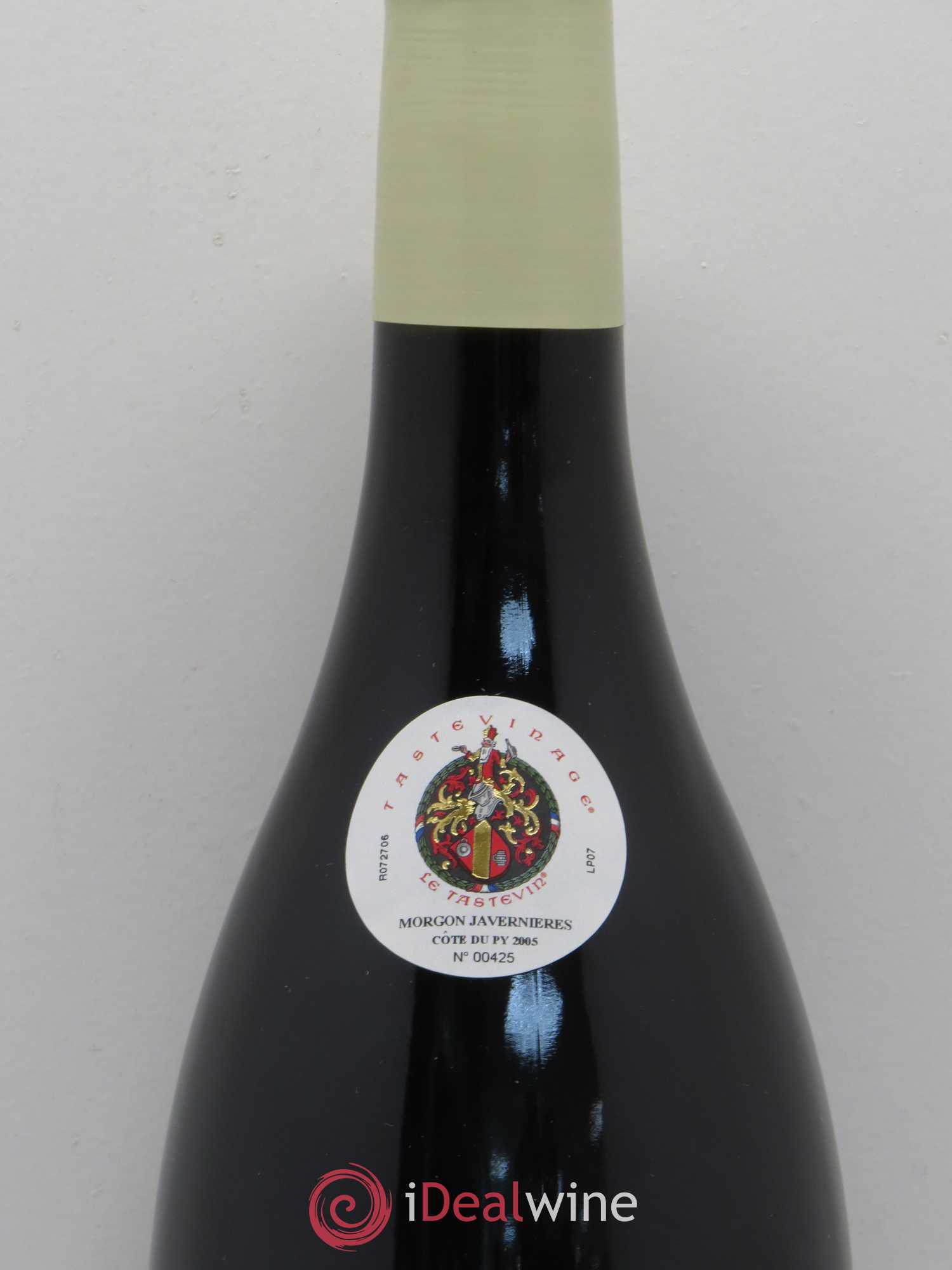 Morgon Côte du Py Louis-Claude Desvignes Javernières Tastevinage 2005 - Posten von 1 Flasche - 1
