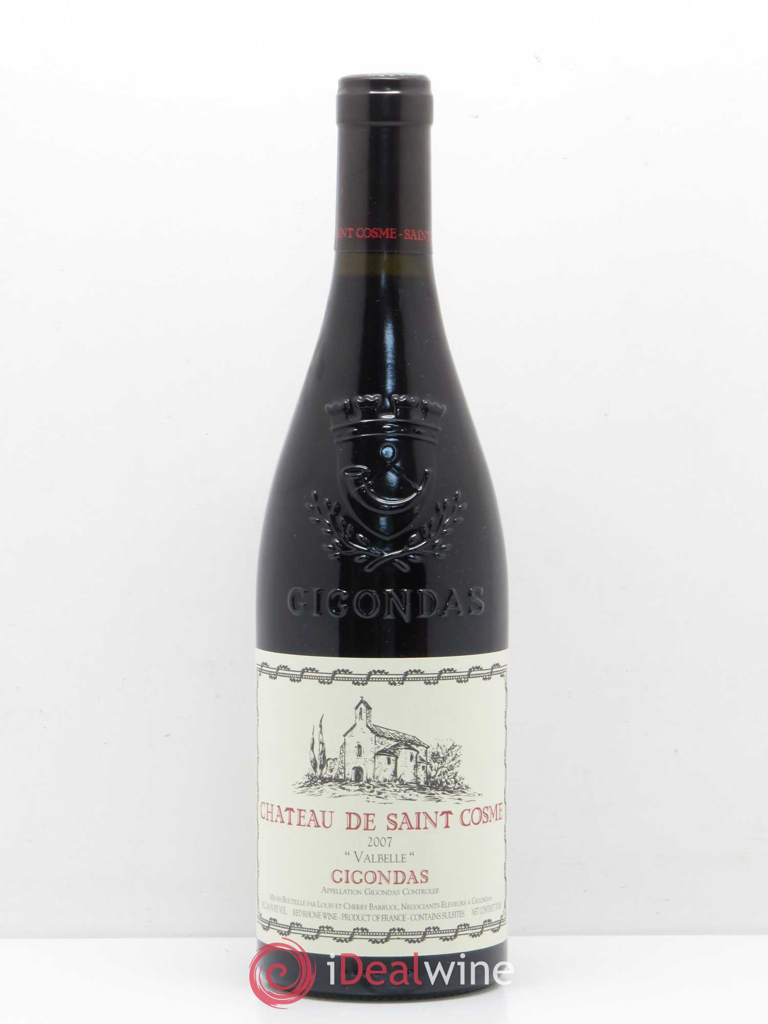Gigondas Valbelle Saint Cosme 2007 - Lot de 1 bouteille - 0