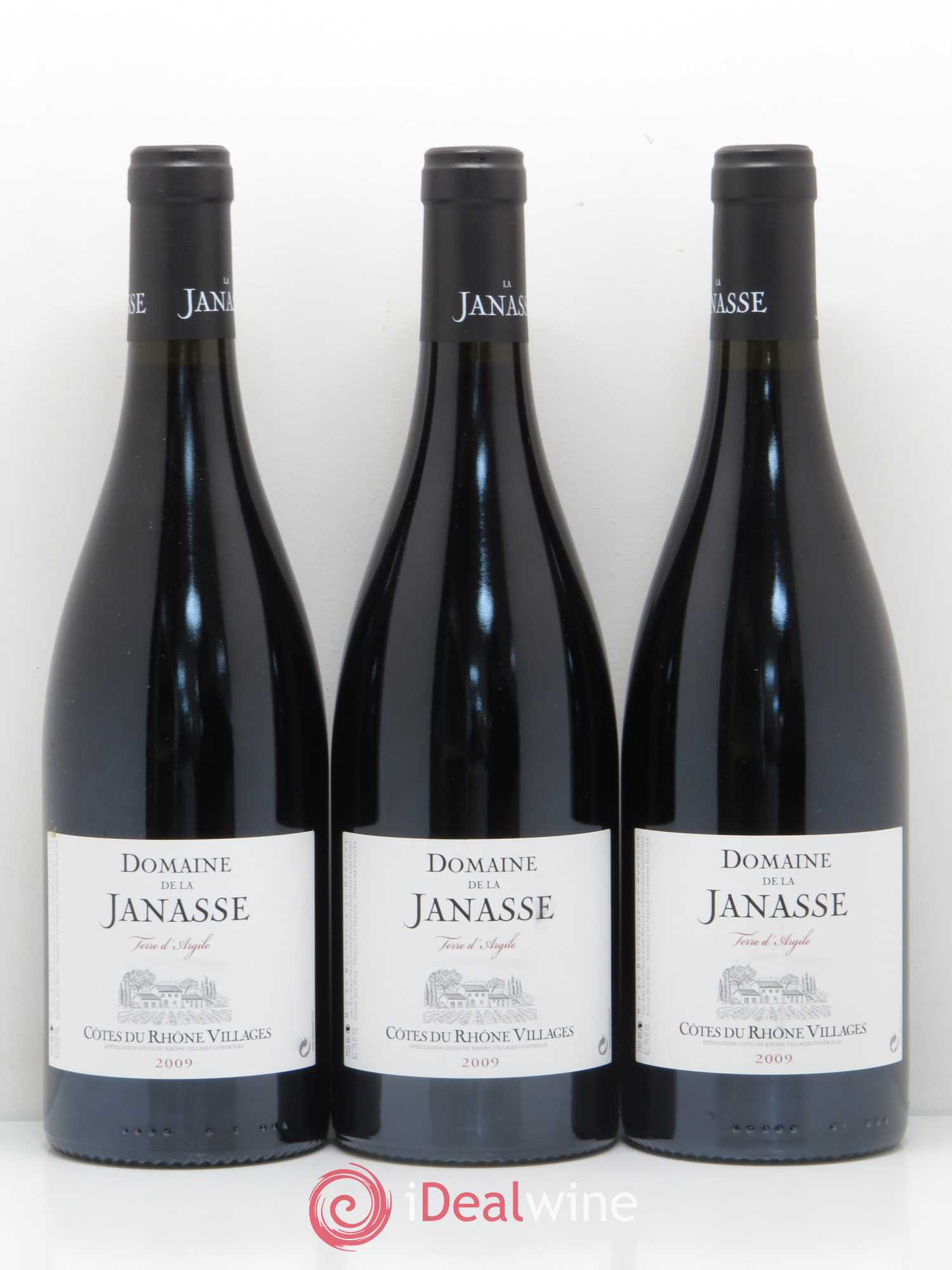 Côtes-du-Rhône-Villages Terre d'Argile La Janasse (Domaine de) 2009 - Lot de 3 bouteilles - 0