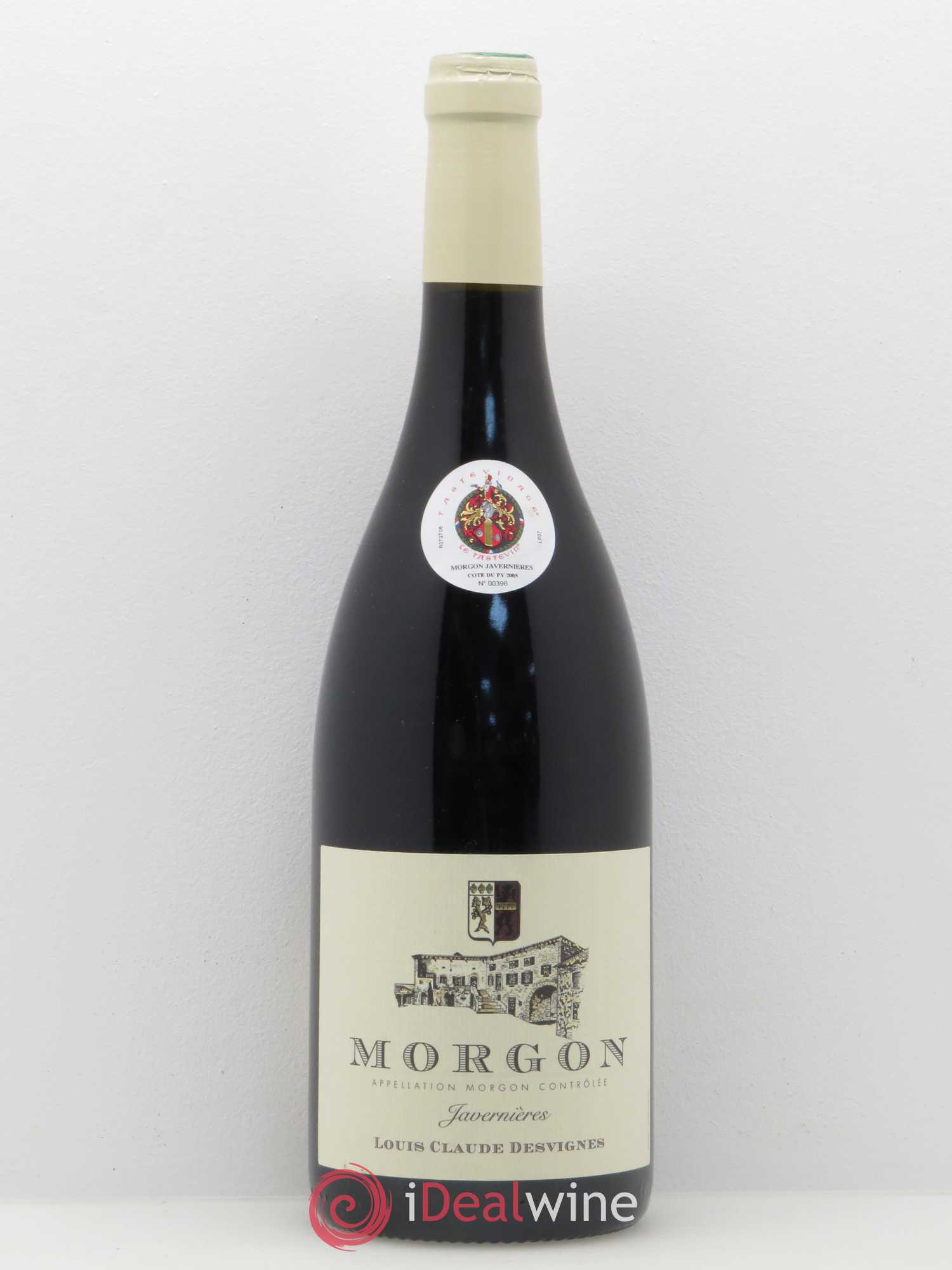 Morgon Côte du Py Louis-Claude Desvignes Javernières Tasteviné 2005 - Posten von 1 Flasche - 0
