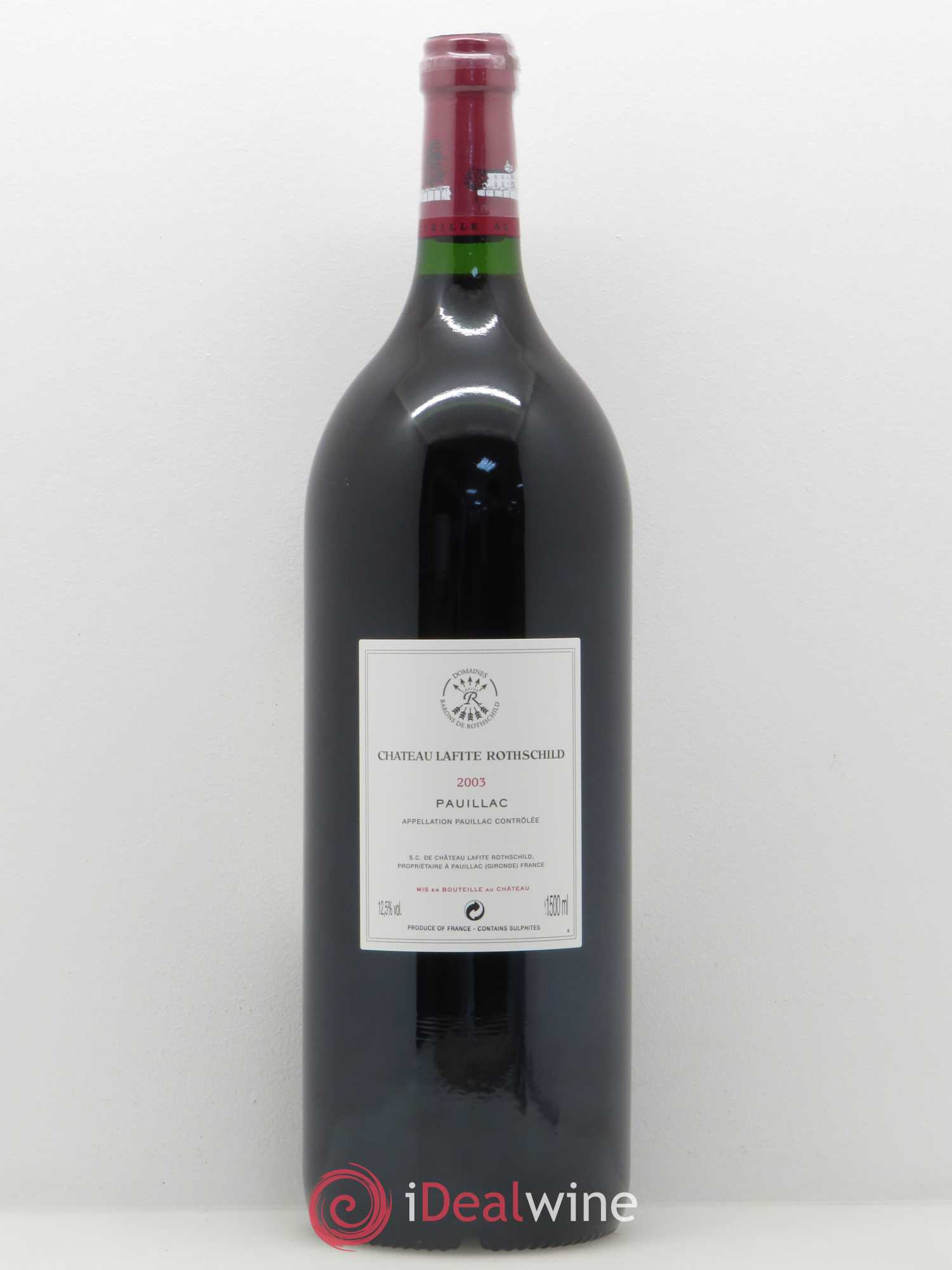 Château Lafite Rothschild 1er Grand Cru Classé 2003 - Lot de 1 magnum - 1