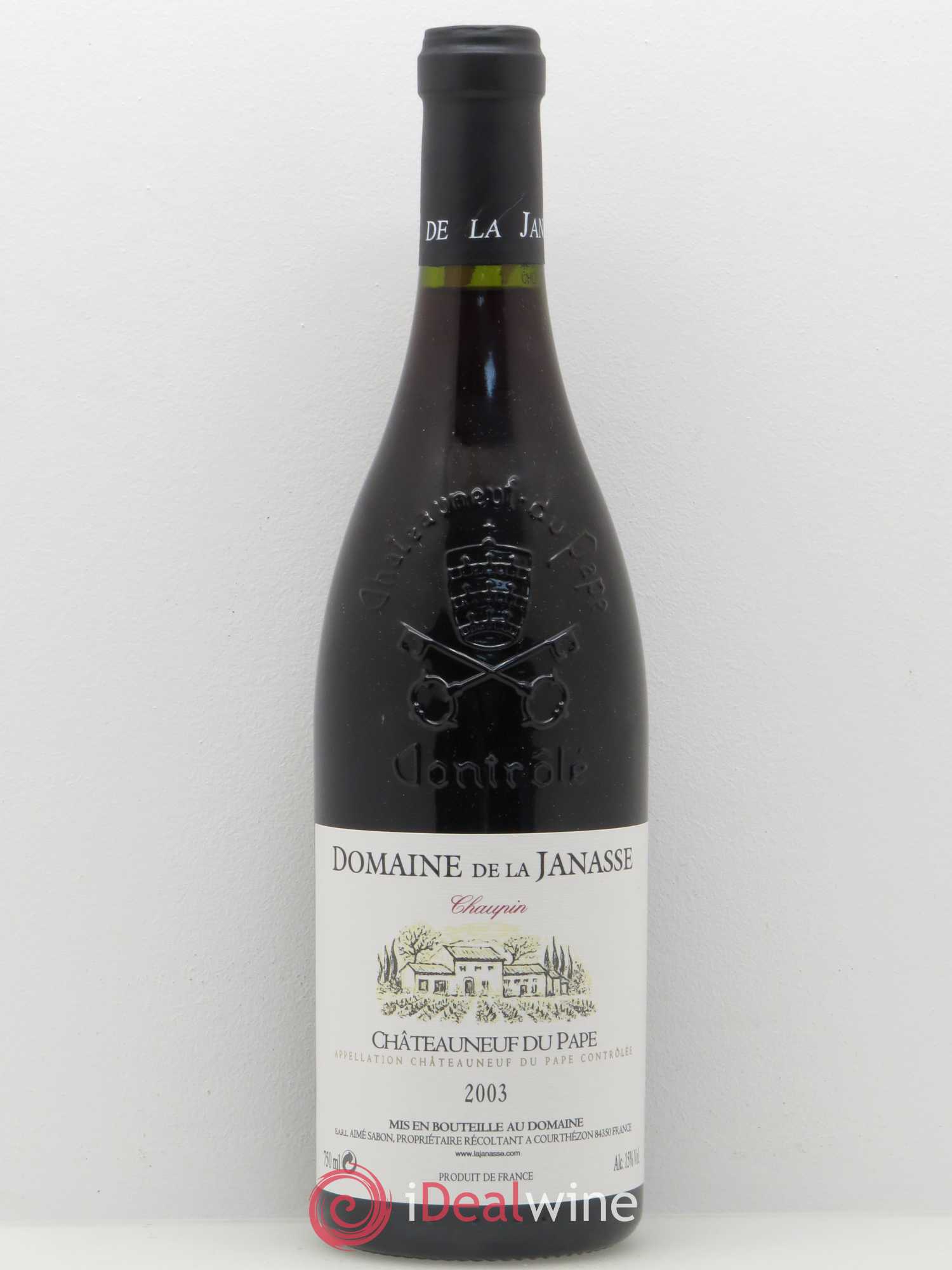 Châteauneuf-du-Pape Cuvée Chaupin La Janasse (Domaine de) 2003 - Lot de 1 bouteille - 0