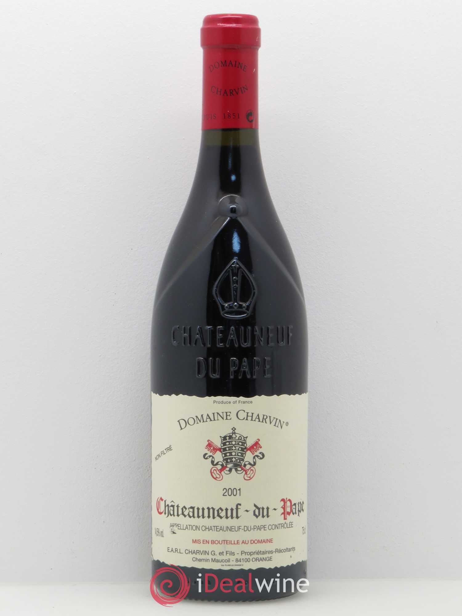 Châteauneuf-du-Pape Charvin (Domaine) 2001 - Lot de 1 bouteille - 0
