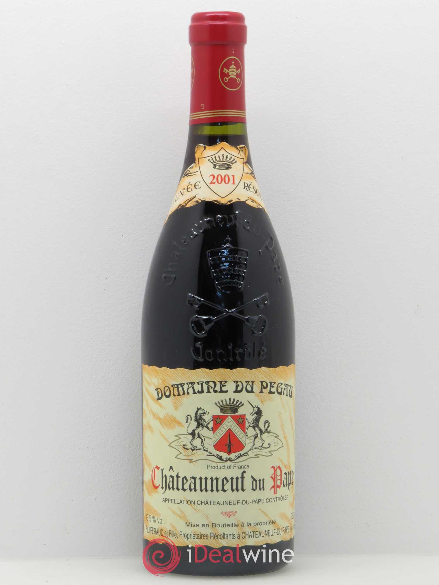 Châteauneuf-du-Pape Domaine du Pégau Cuvée Réservée Paul et Laurence Féraud 2001 - Lot de 1 bouteille - 0
