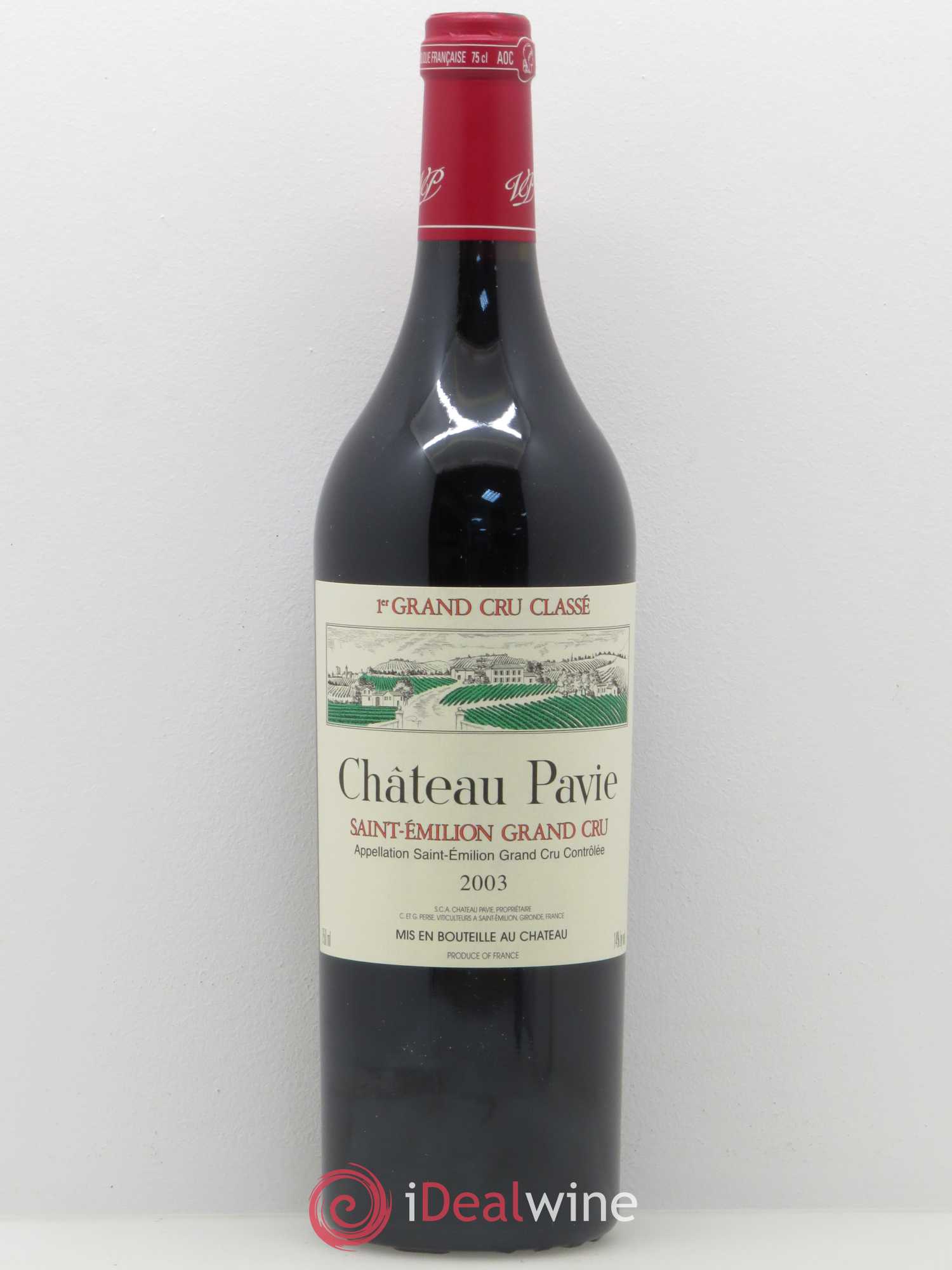 Château Pavie 1er Grand Cru Classé A 2003 - Lot de 1 bouteille - 0