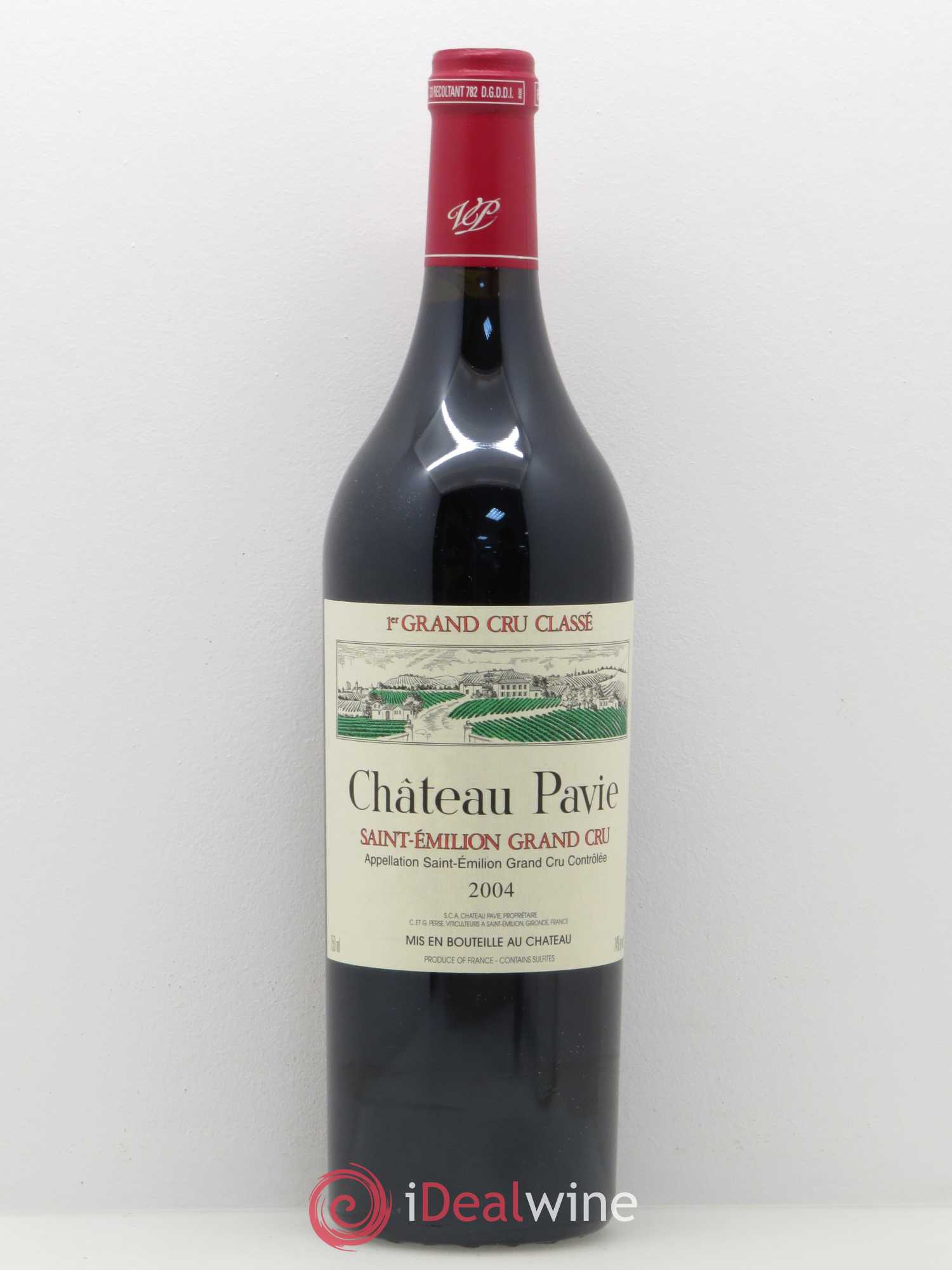 Château Pavie 1er Grand Cru Classé A 2004 - Lot de 1 bouteille - 0