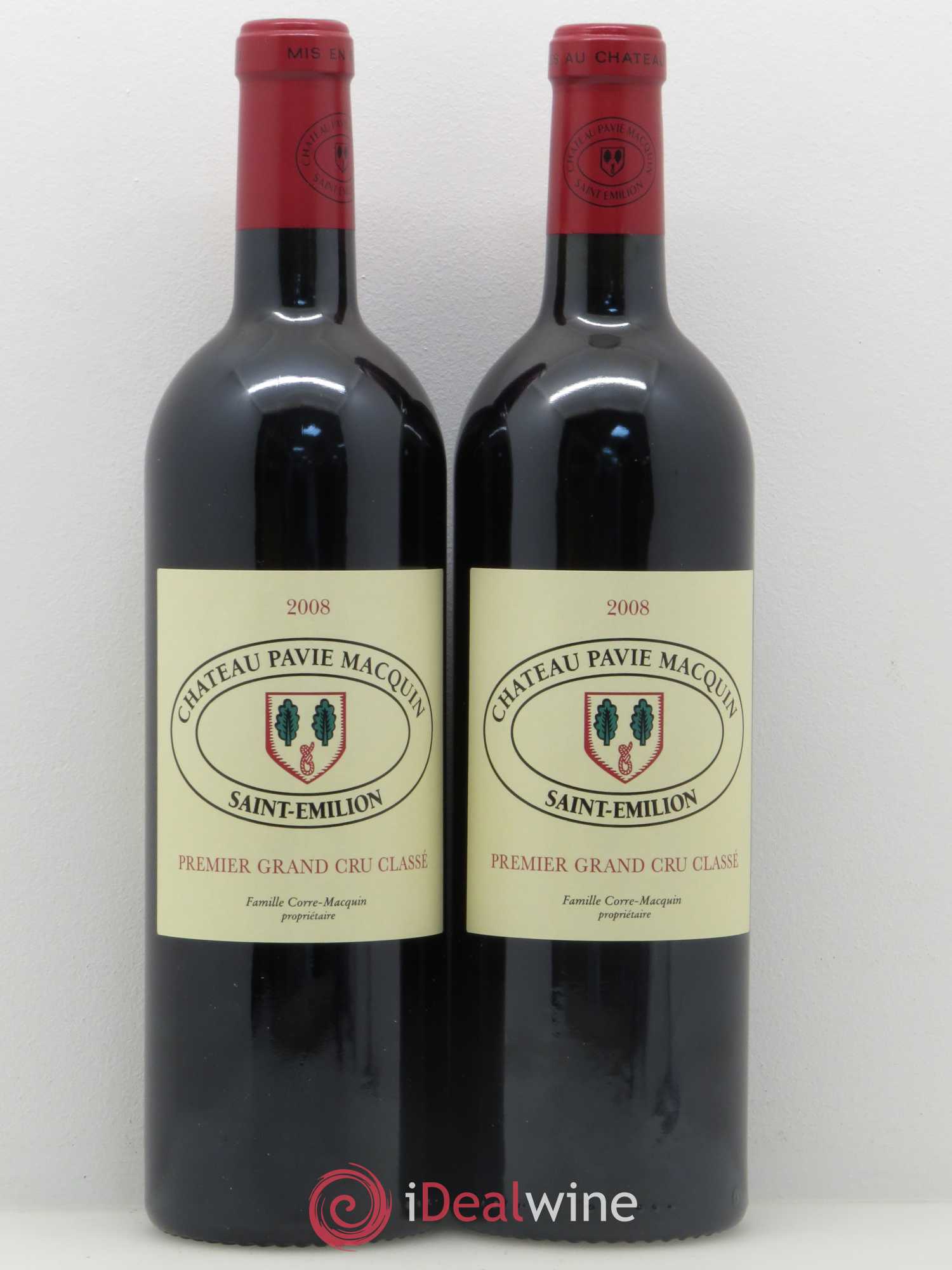 Château Pavie Macquin 1er Grand Cru Classé B 2008 - Lot de 2 bouteilles - 0