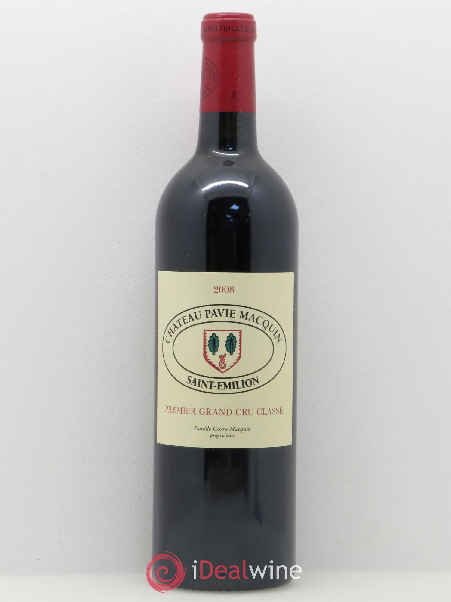 Château Pavie Macquin 1er Grand Cru Classé B 2008 - Lot de 1 bouteille - 0