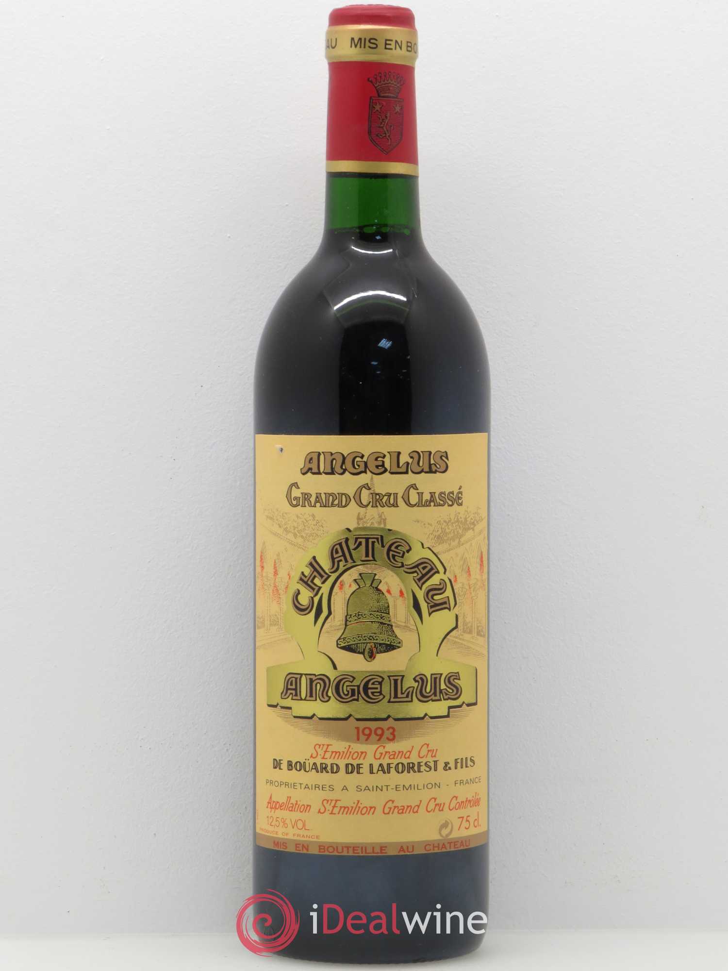 Château Angélus 1er Grand Cru Classé A 1993 - Lot de 1 bouteille - 0