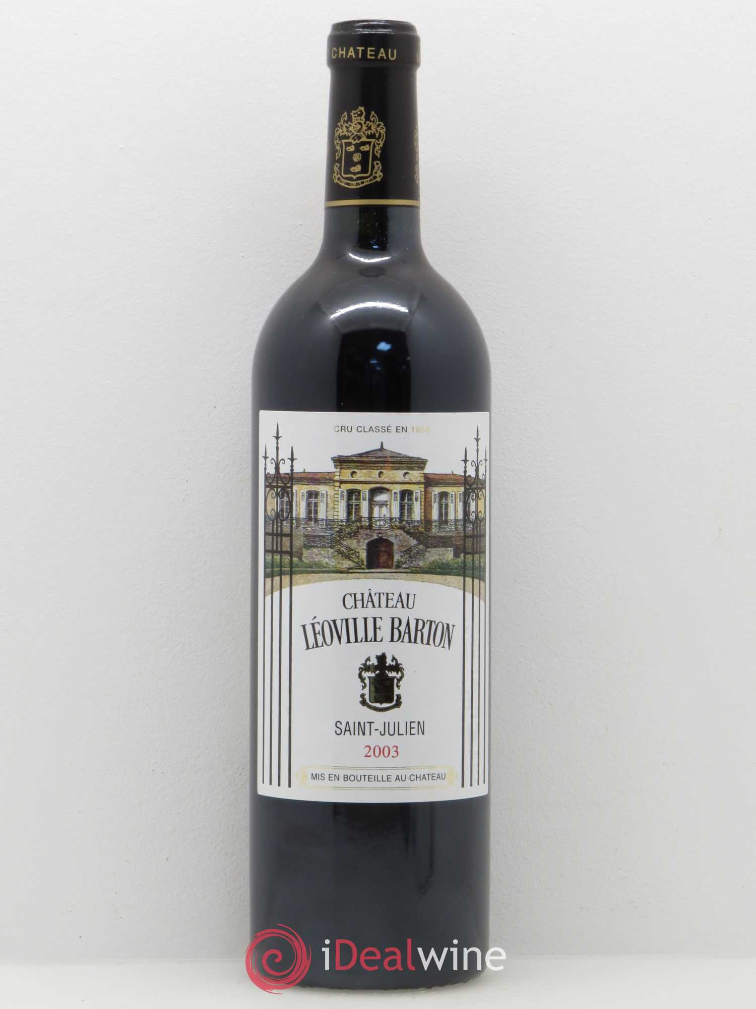 Château Léoville Barton 2ème Grand Cru Classé 2003 - Lot de 1 bouteille - 0