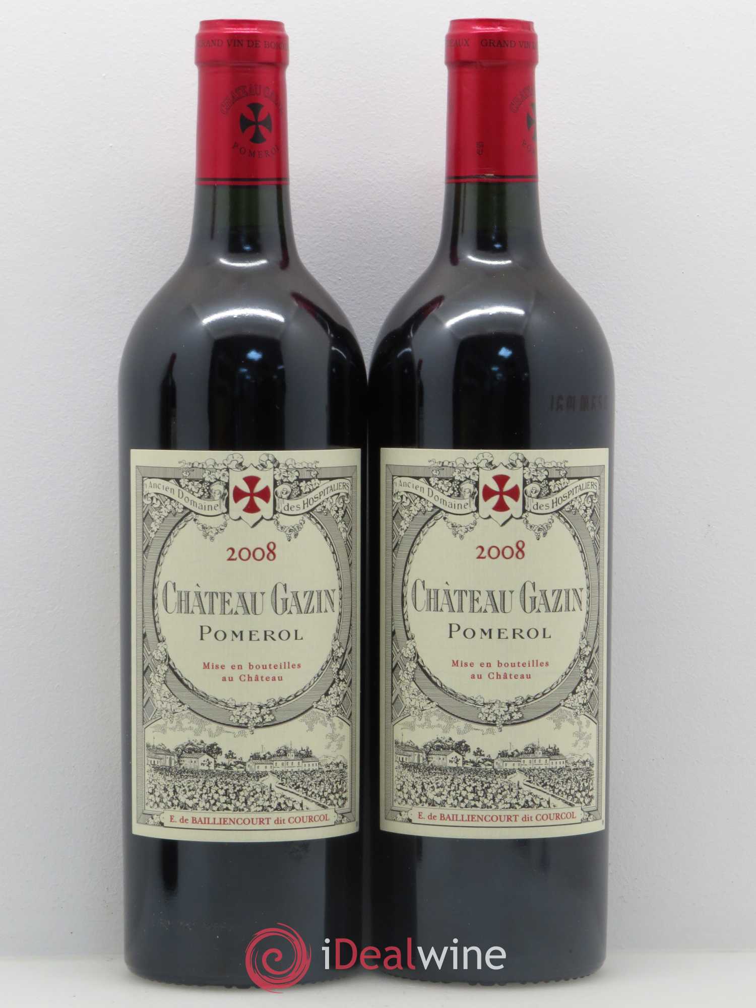 Château Gazin 2008 - Lot de 2 bouteilles - 0